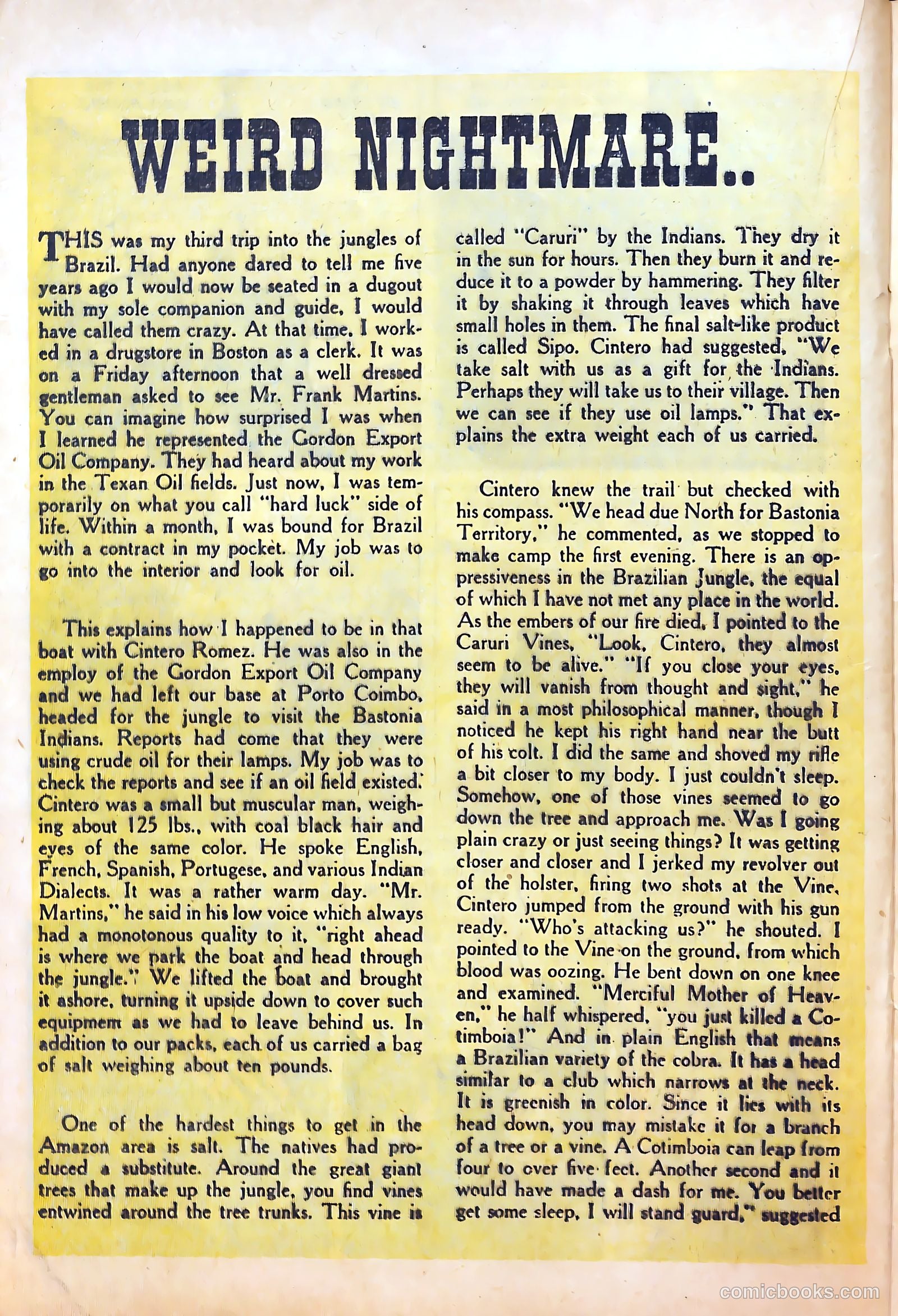 Blue Bolt Weird Tales #118 — page 20 of 36