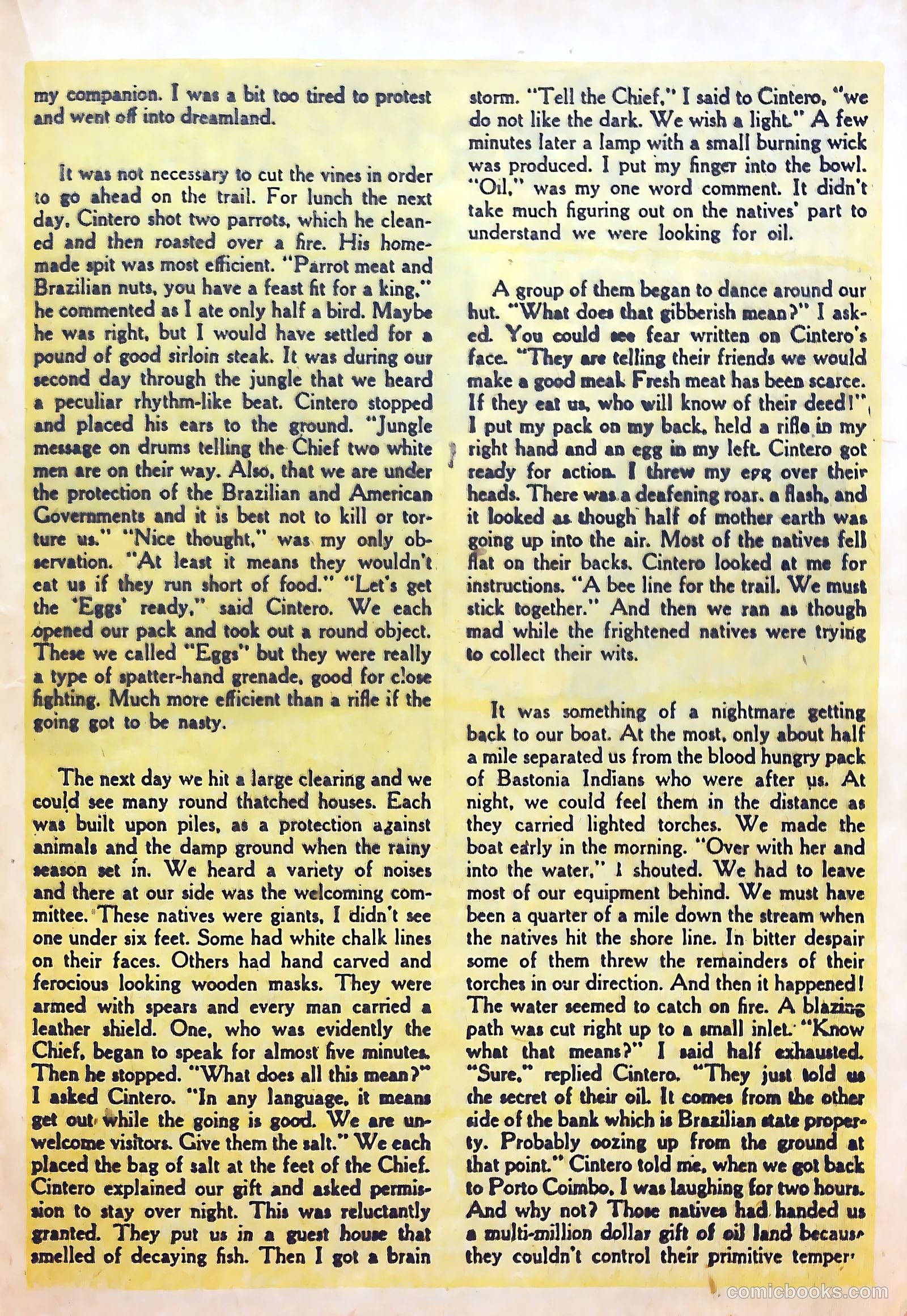 Blue Bolt Weird Tales #118 — page 21 of 36