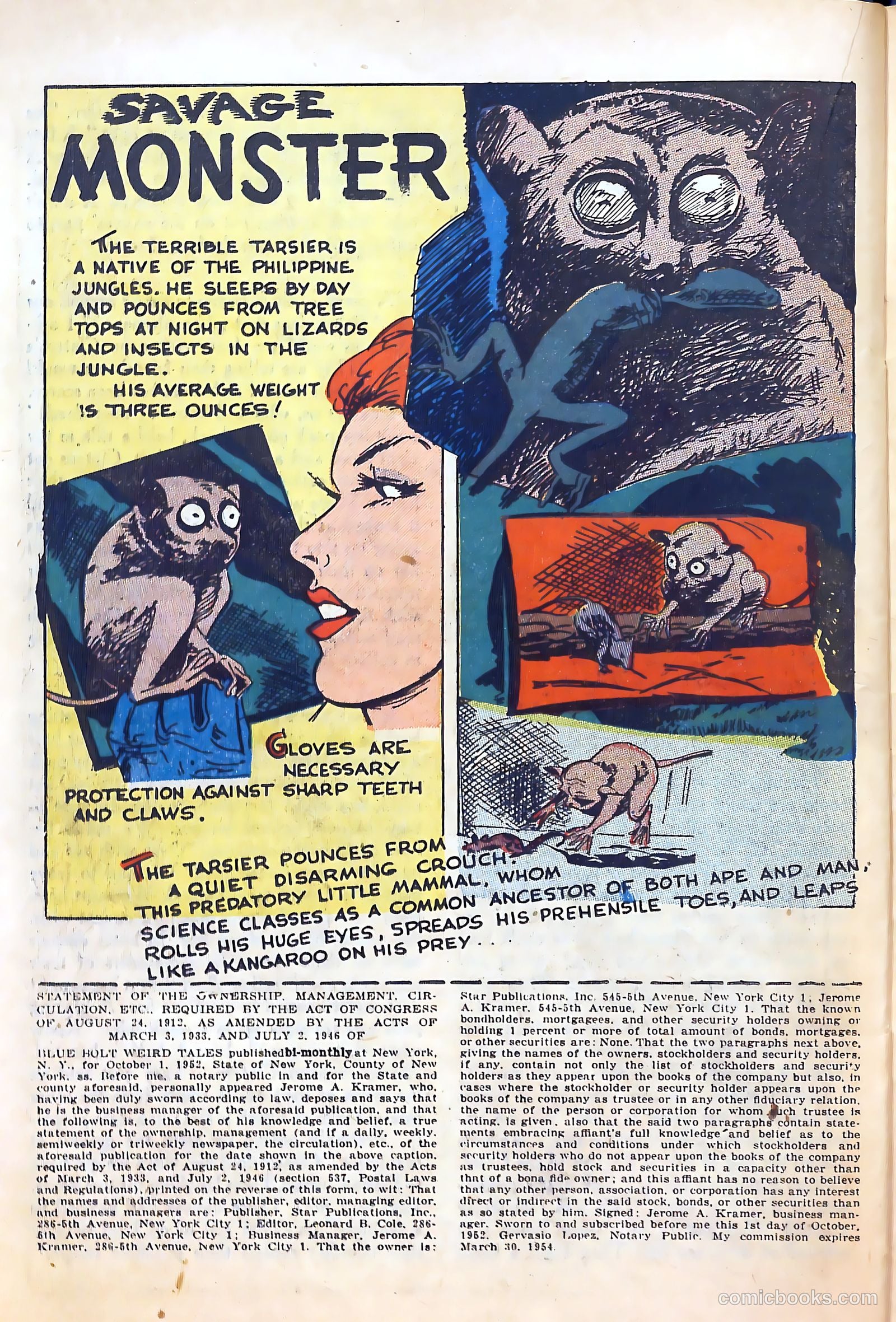 Blue Bolt Weird Tales #118 — page 22 of 36