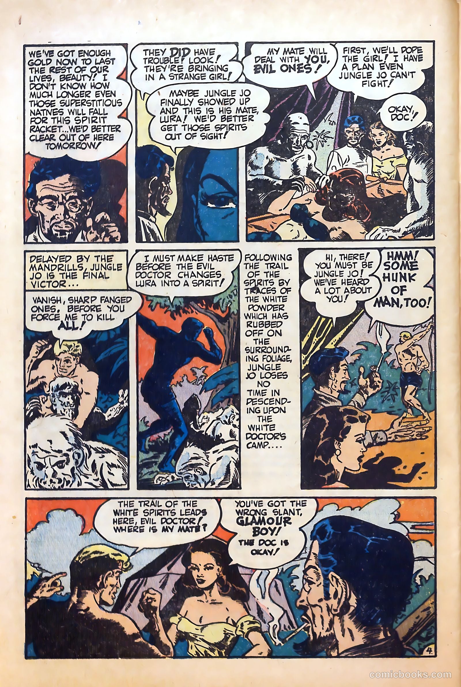 Blue Bolt Weird Tales #118 — page 28 of 36