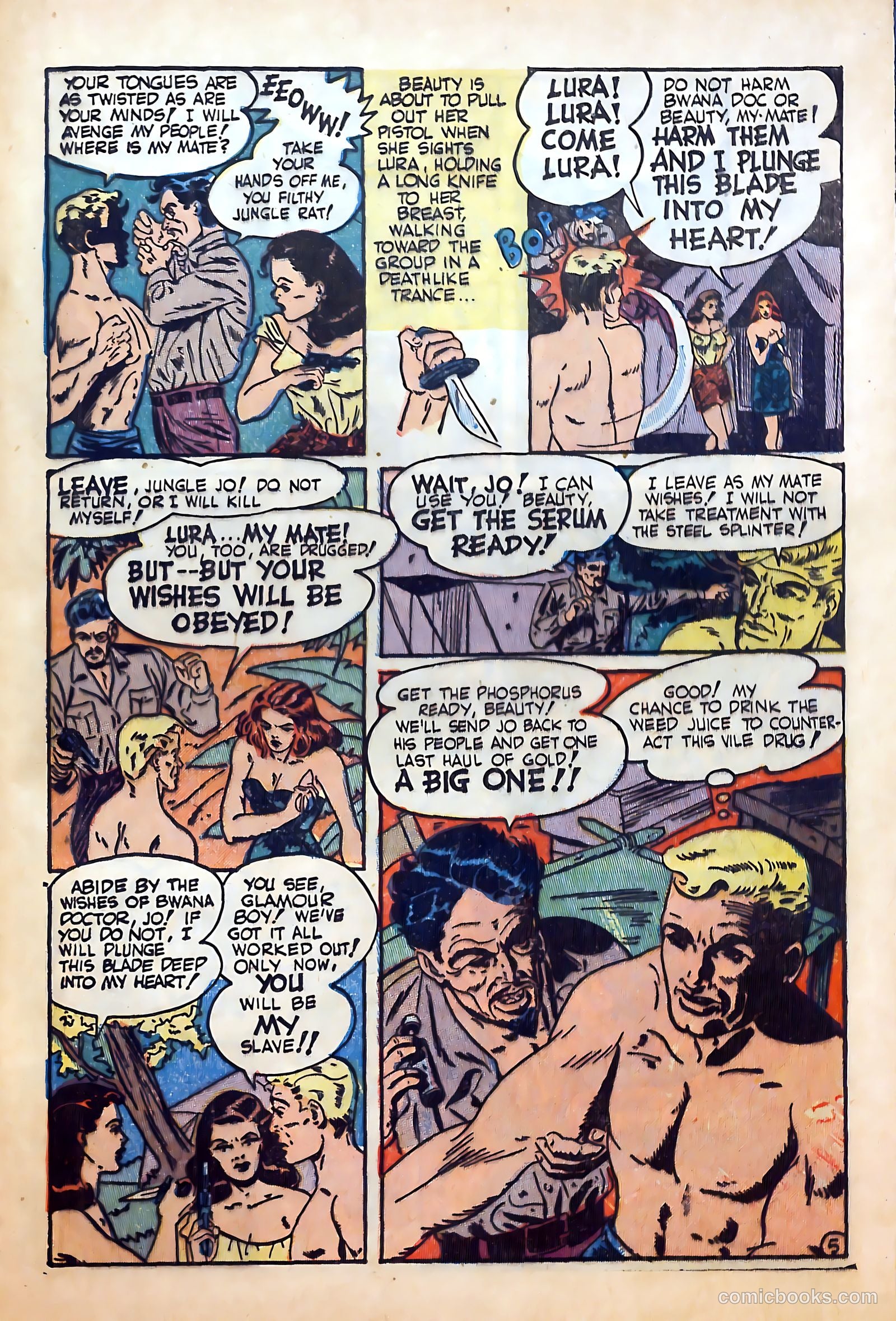Blue Bolt Weird Tales #118 — page 29 of 36