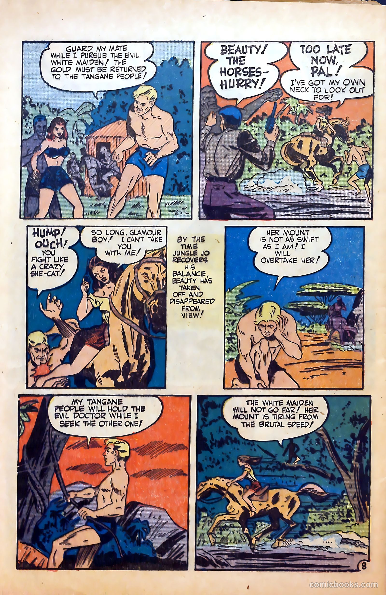 Blue Bolt Weird Tales #118 — page 32 of 36
