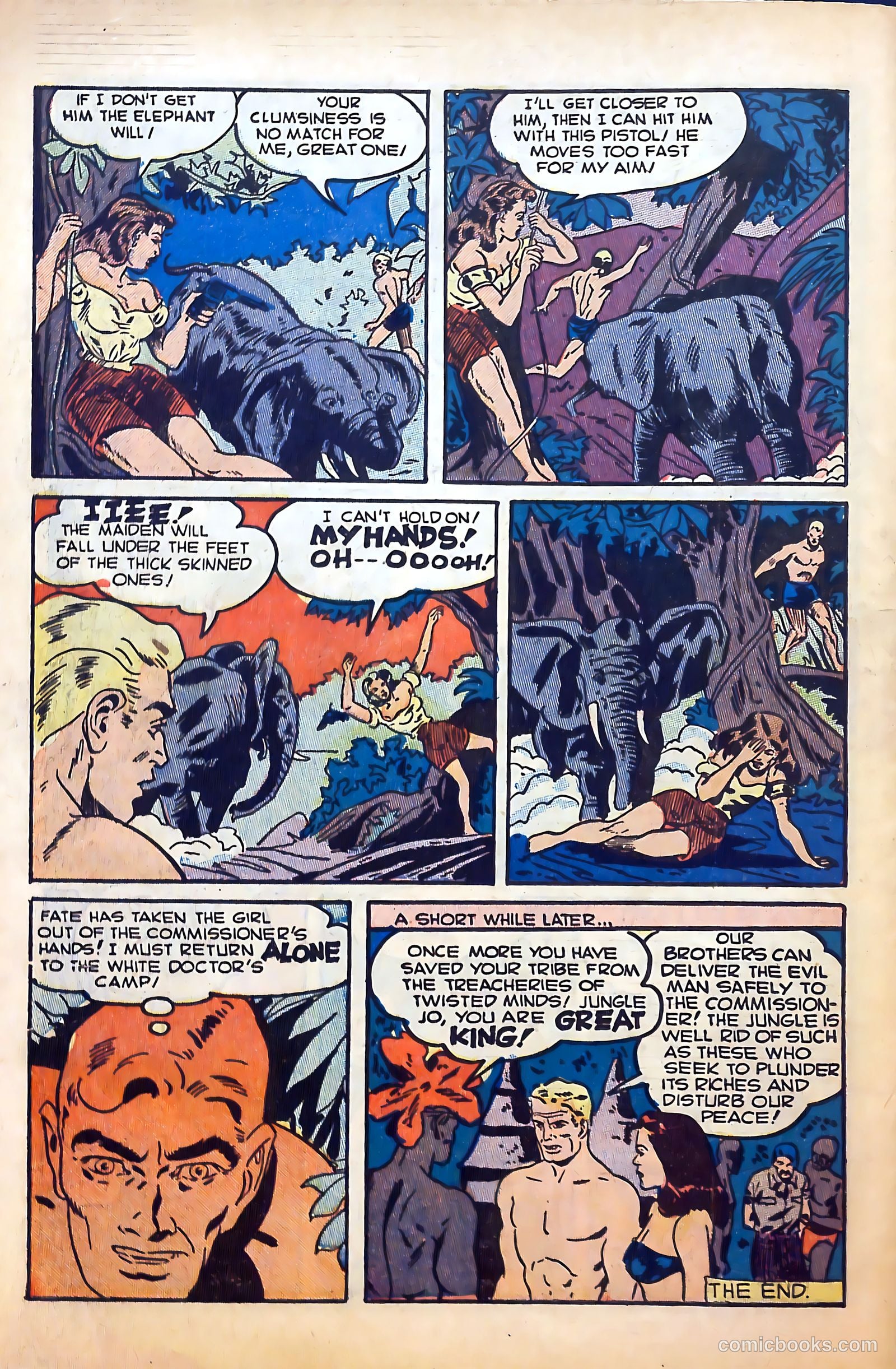 Blue Bolt Weird Tales #118 — page 34 of 36
