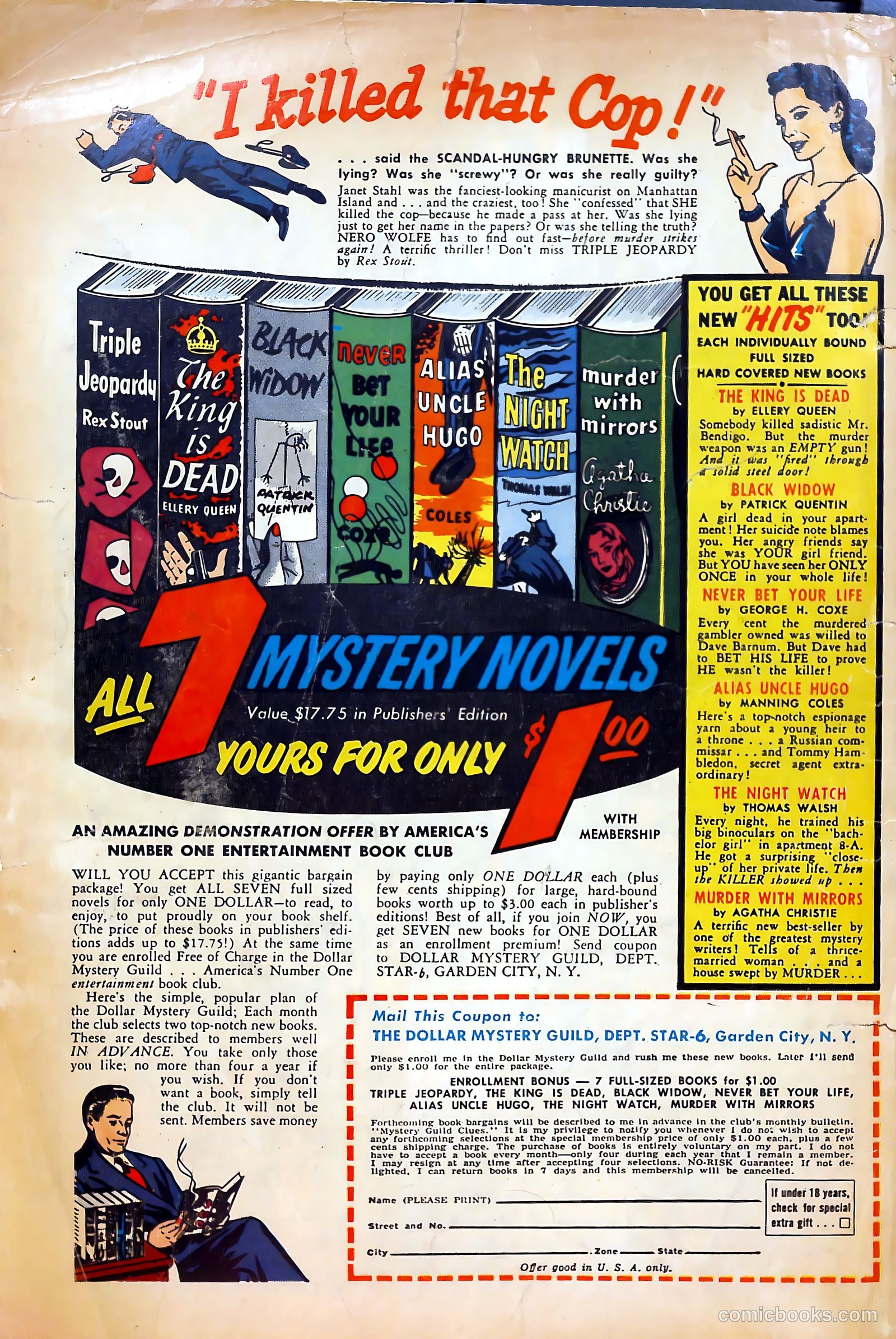 Blue Bolt Weird Tales #118 — page 36 of 36
