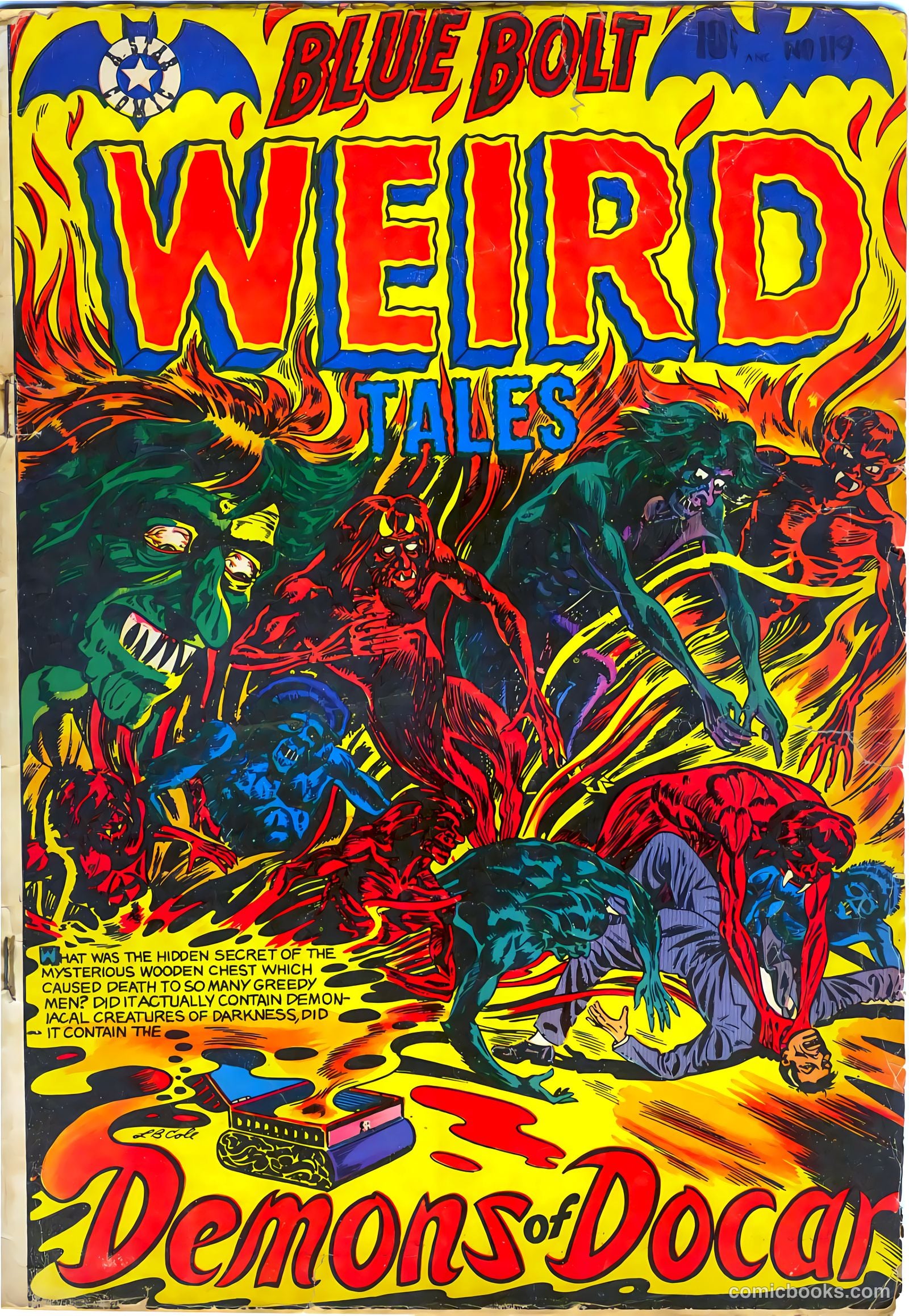Blue Bolt Weird Tales #119 — page 1 of 36
