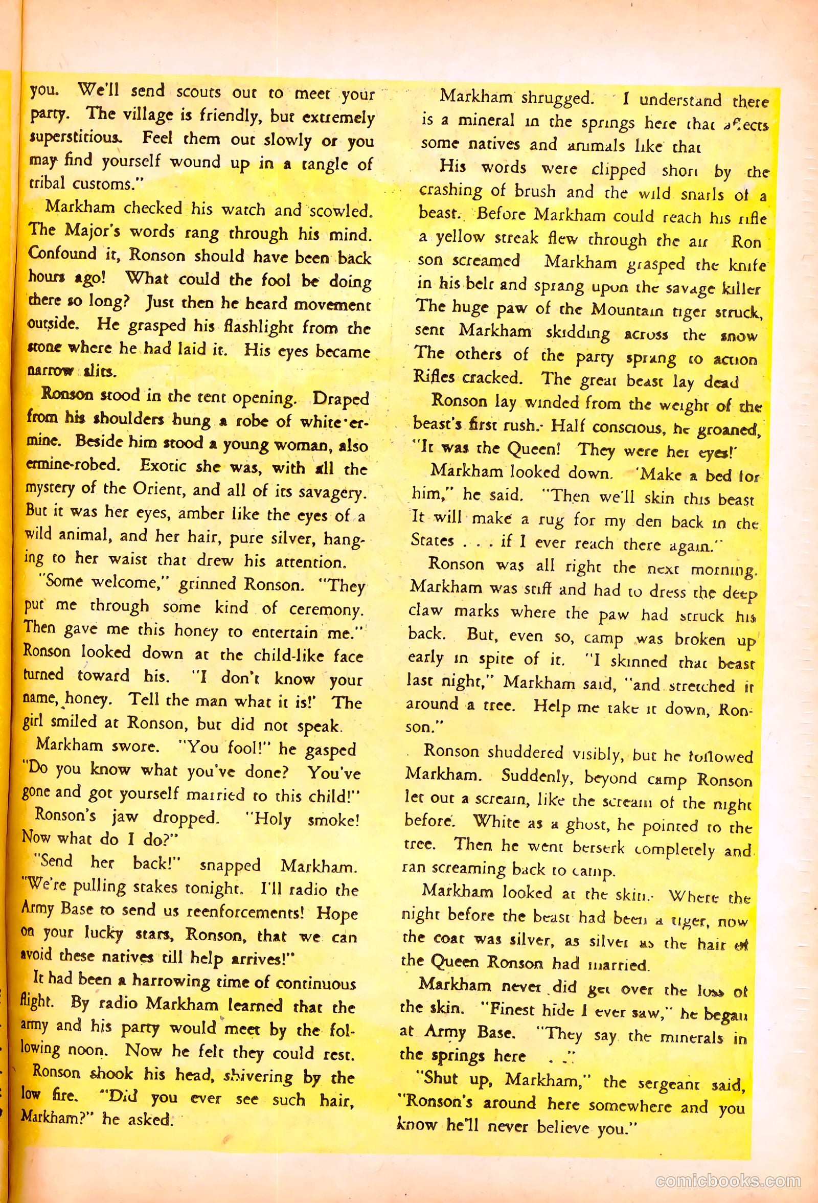 Blue Bolt Weird Tales #119 — page 23 of 36