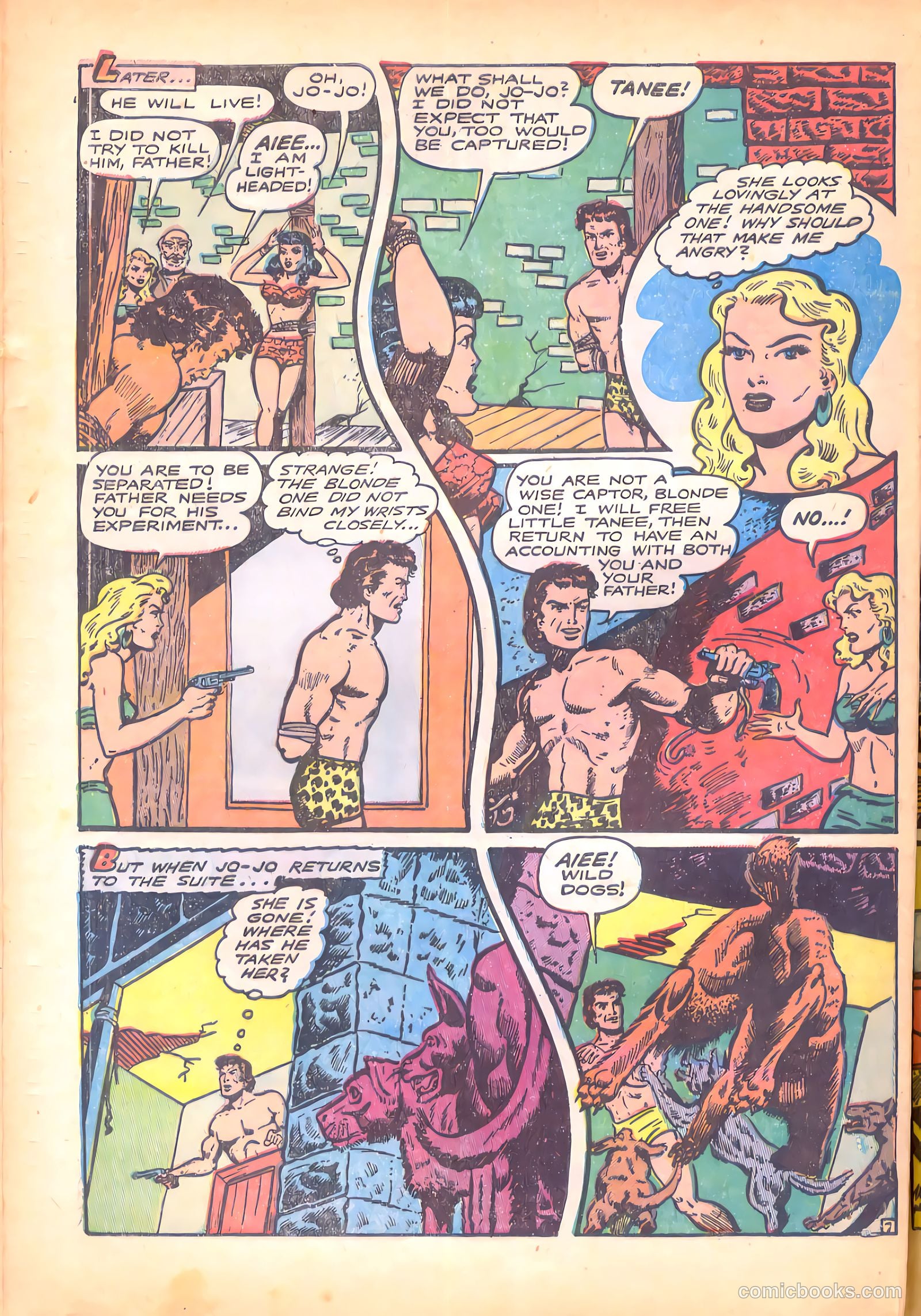 Blue Bolt Weird Tales #119 — page 32 of 36