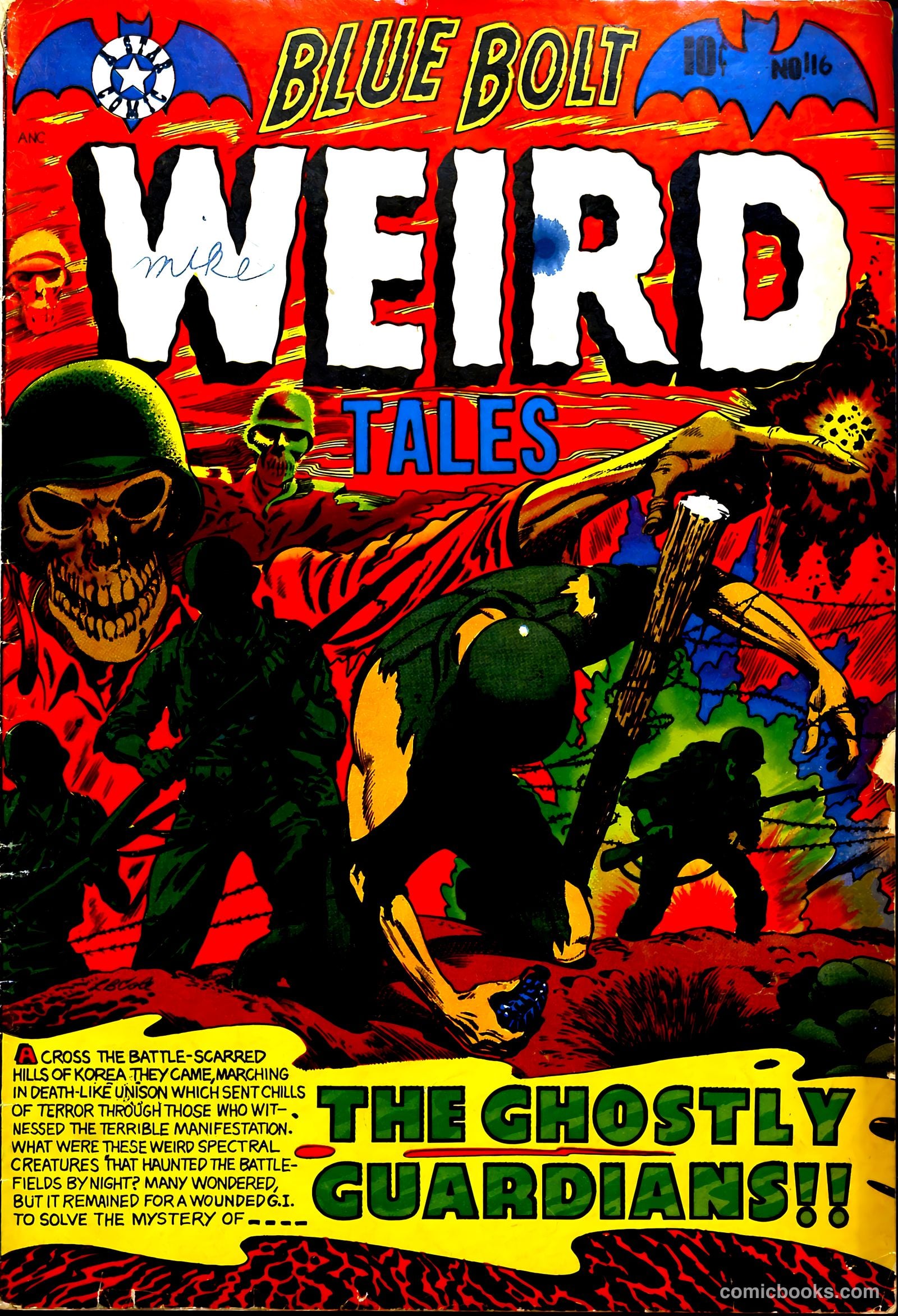 Blue Bolt Weird Tales of Terror #116 — page 1 of 23