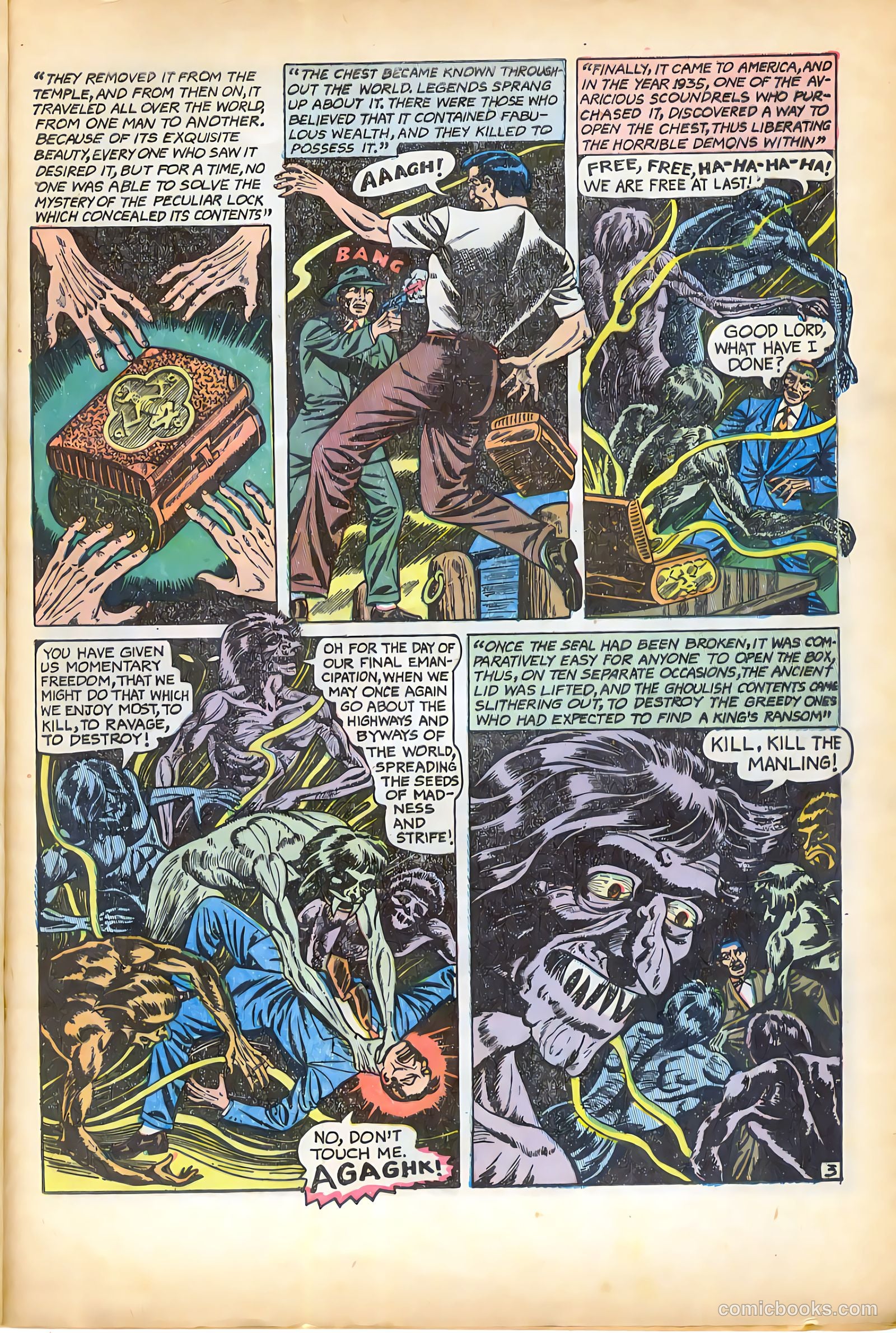 Blue Bolt Weird Tales of Terror #119 — page 5 of 36