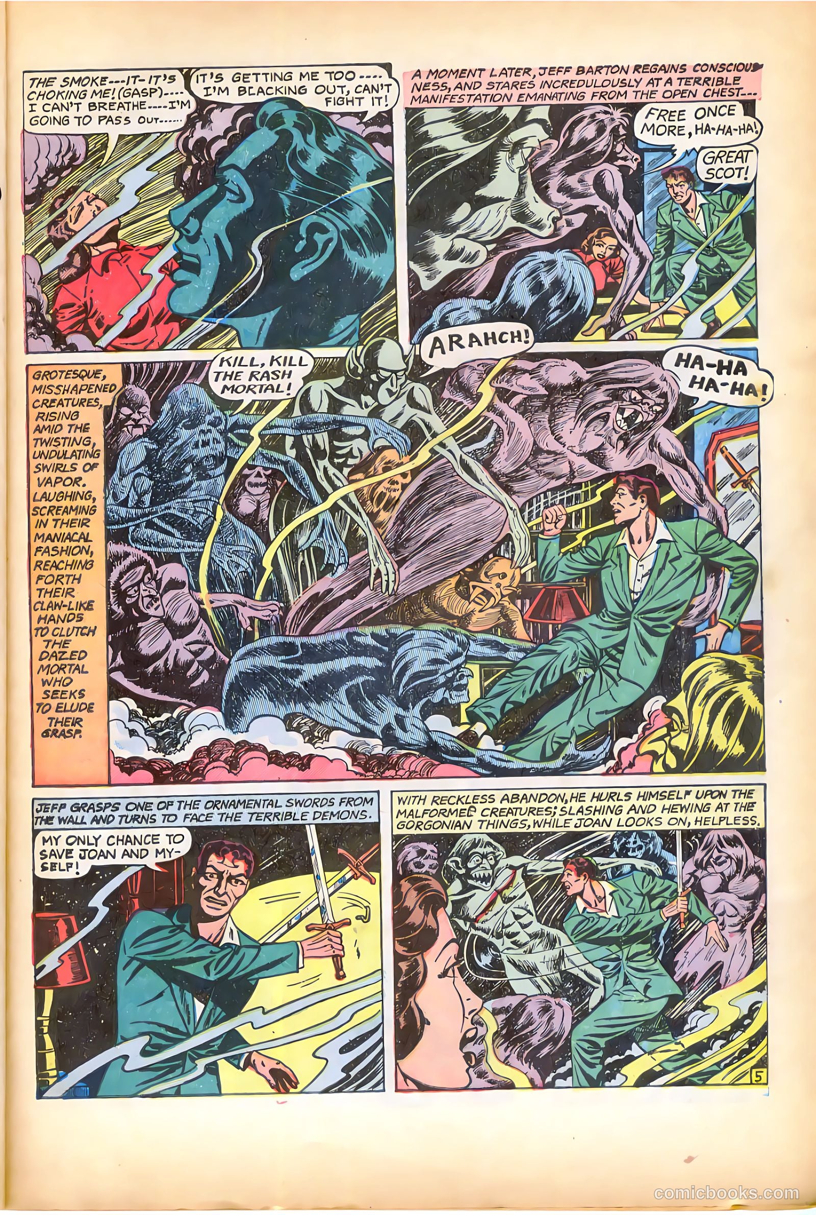 Blue Bolt Weird Tales of Terror #119 — page 7 of 36