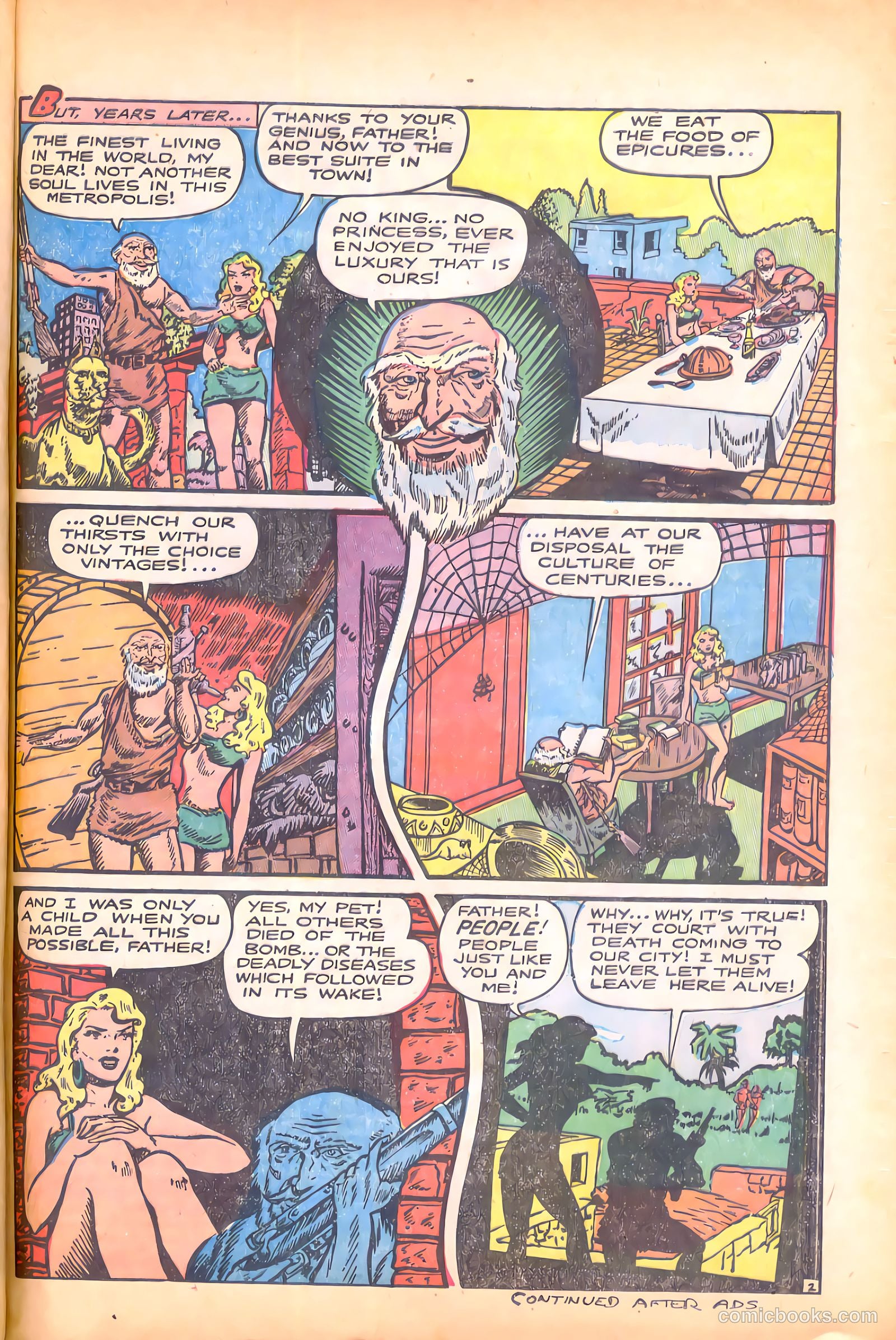 Blue Bolt Weird Tales of Terror #119 — page 25 of 36