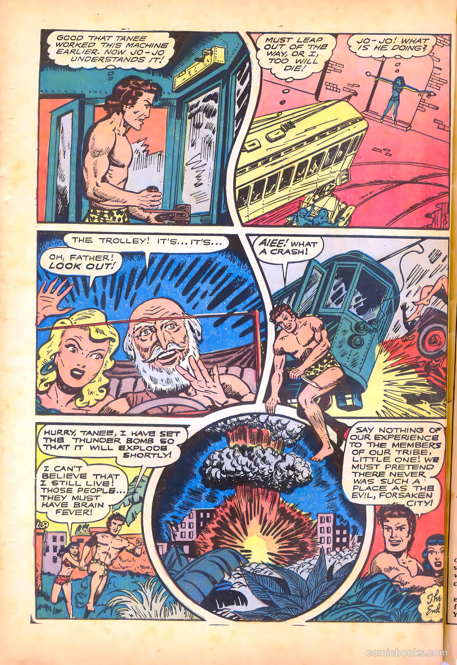 Blue Bolt Weird Tales of Terror #119 — page 34 of 36