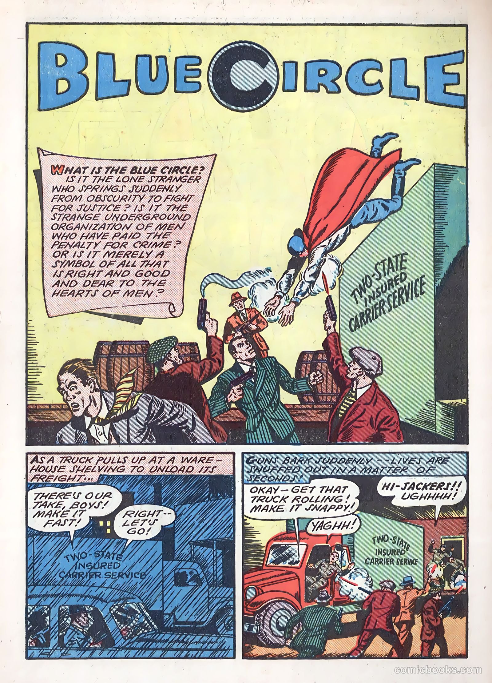 Blue Circle Comics #1 — page 3 of 52