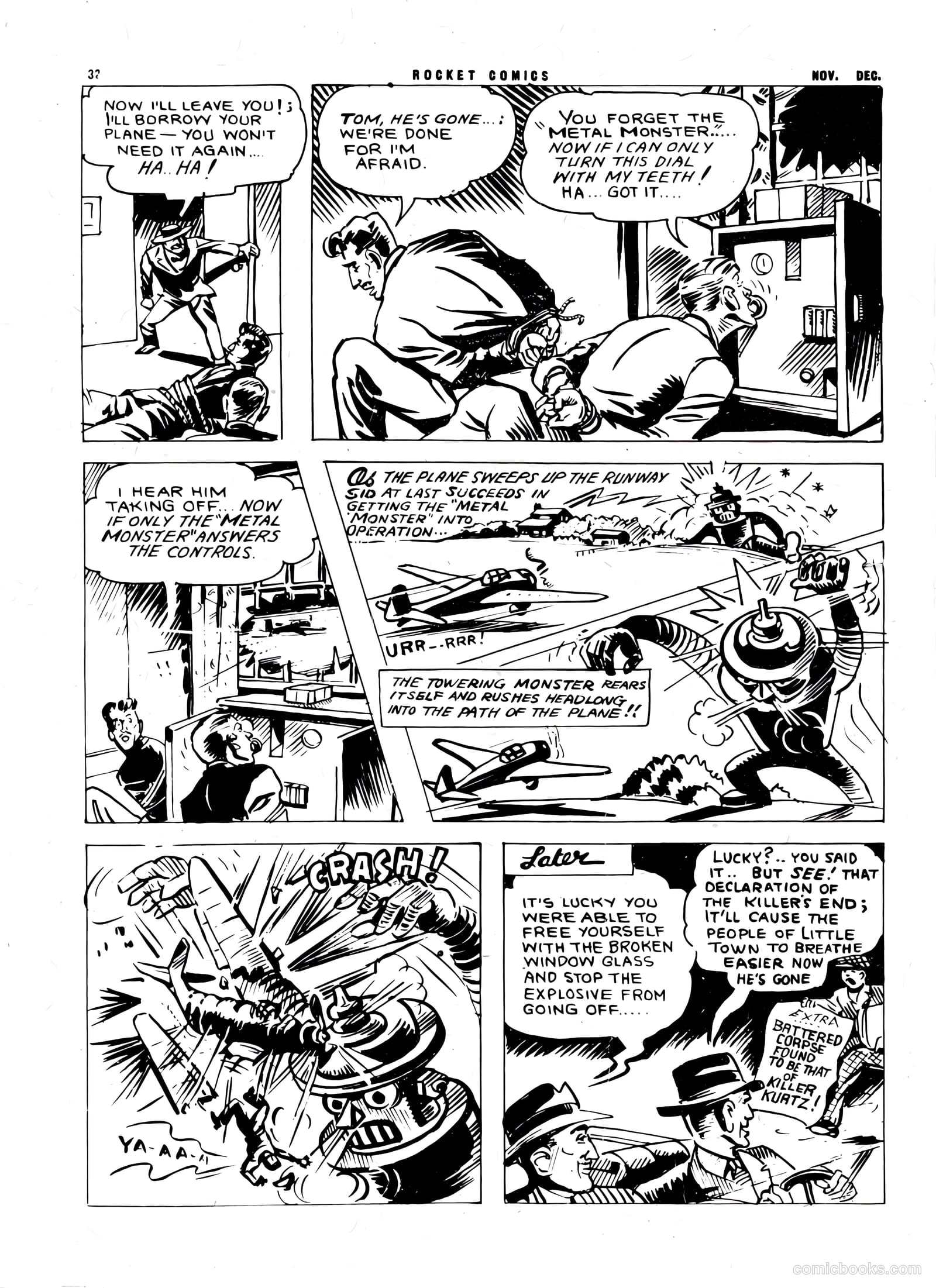 Rocket Comics v1 #5 — page 32 of 48