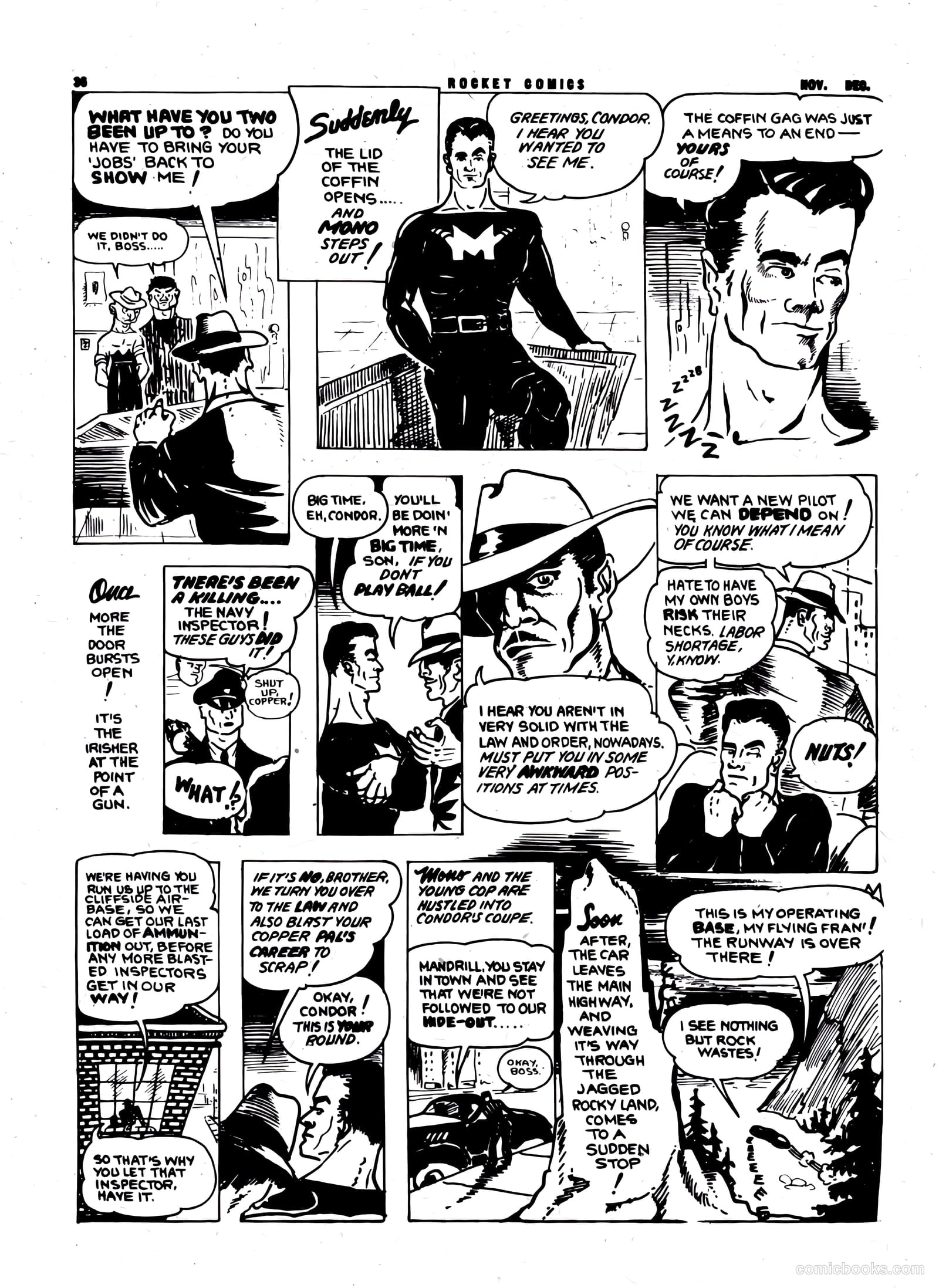 Rocket Comics v1 #5 — page 36 of 48