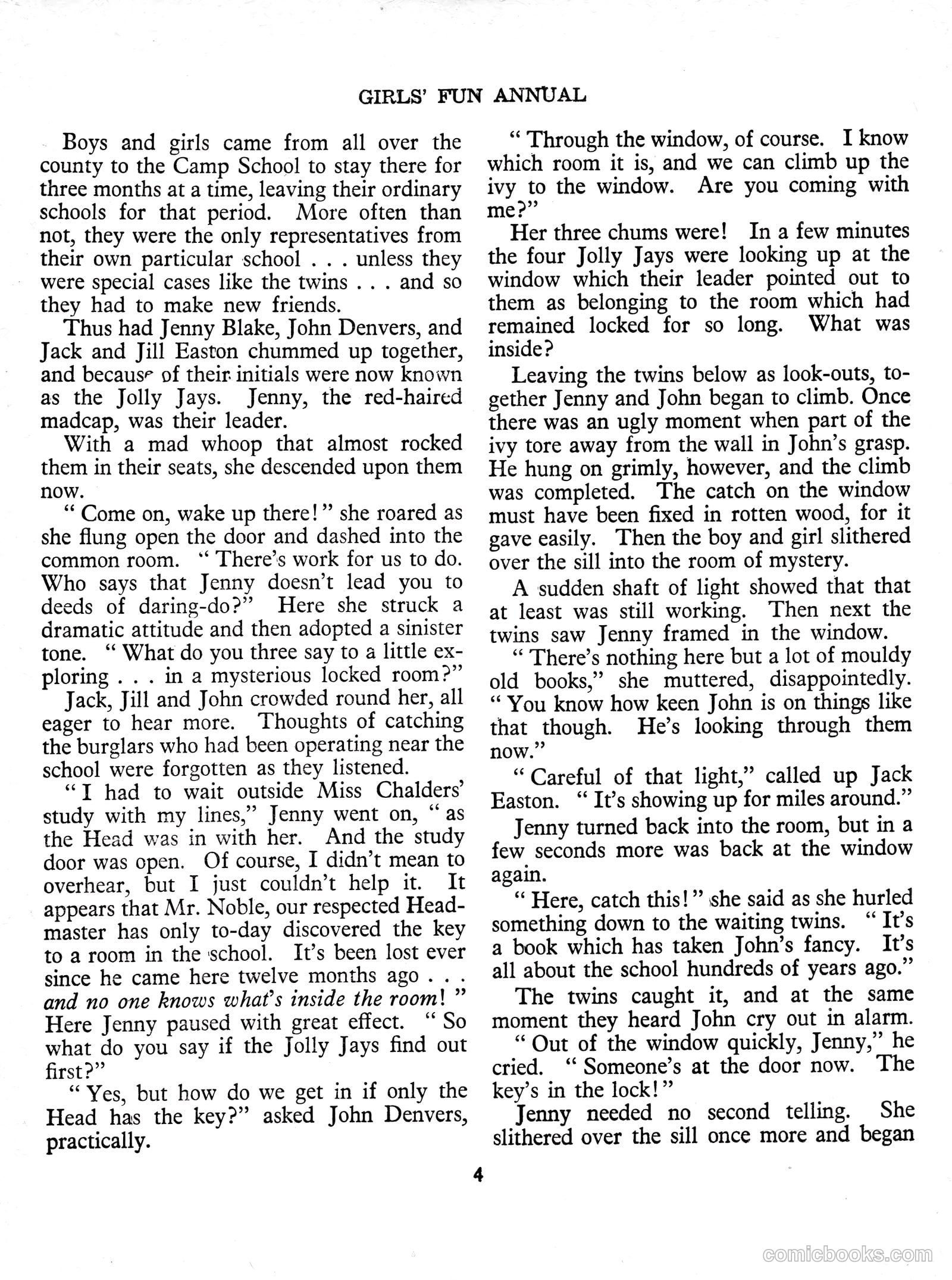 Girls' Fun Annual #1952 — page 7 of 113