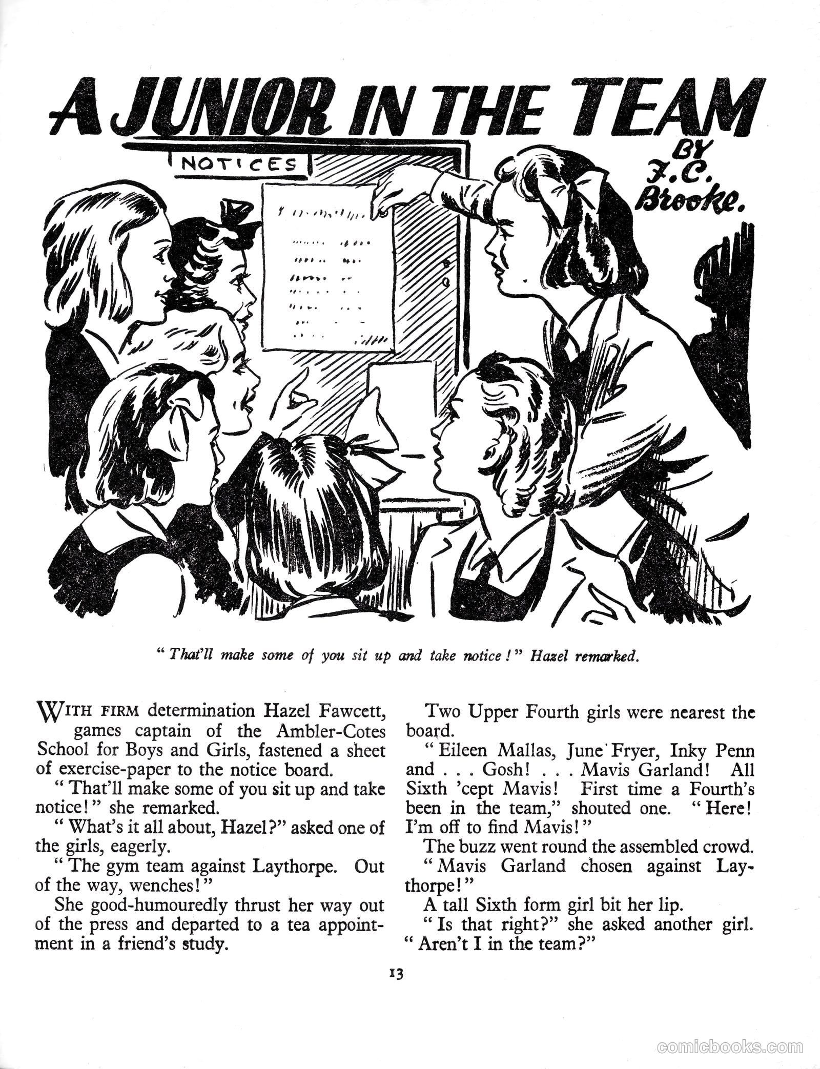 Girls' Fun Annual #1952 — page 19 of 113