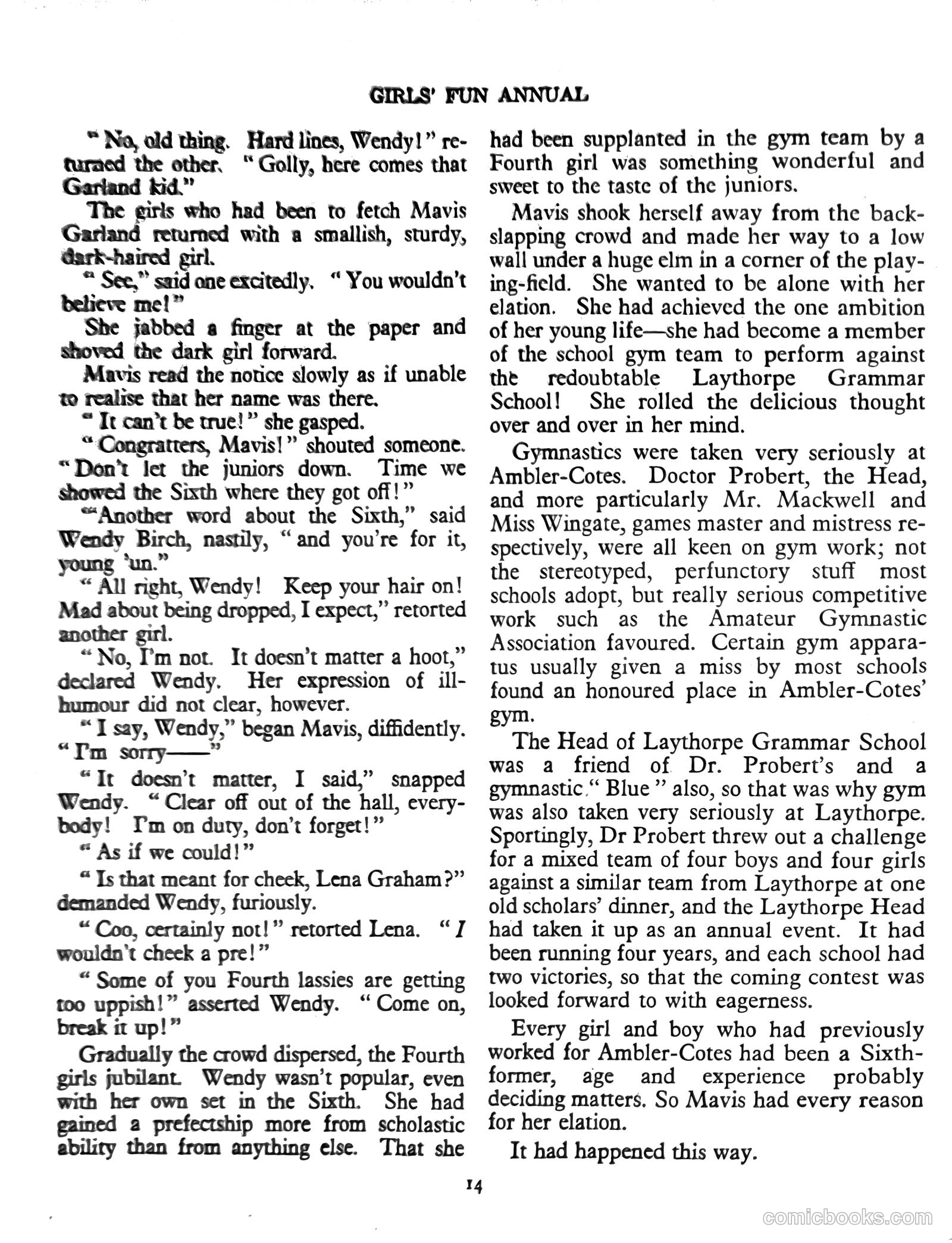 Girls' Fun Annual #1952 — page 20 of 113
