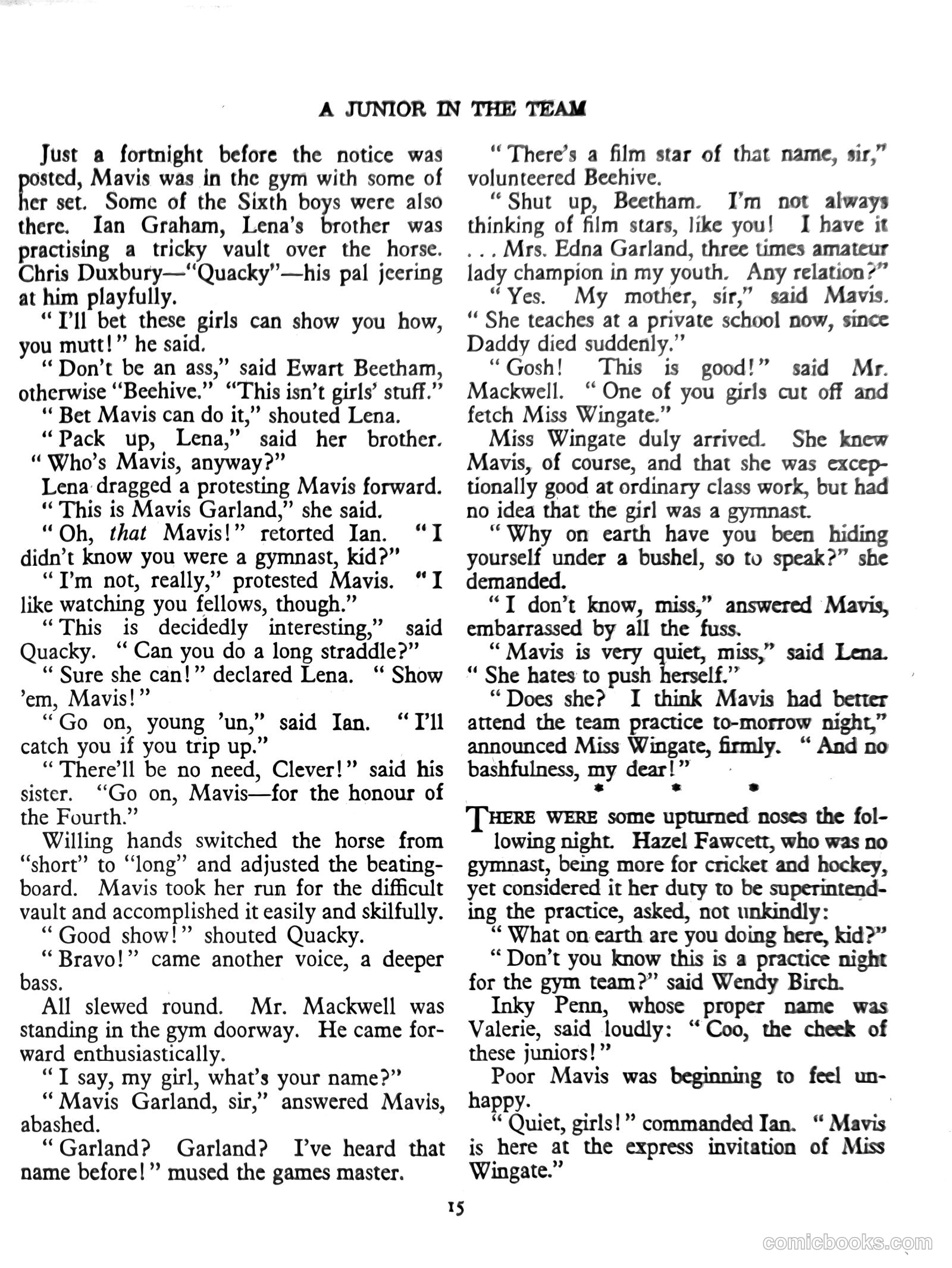 Girls' Fun Annual #1952 — page 21 of 113