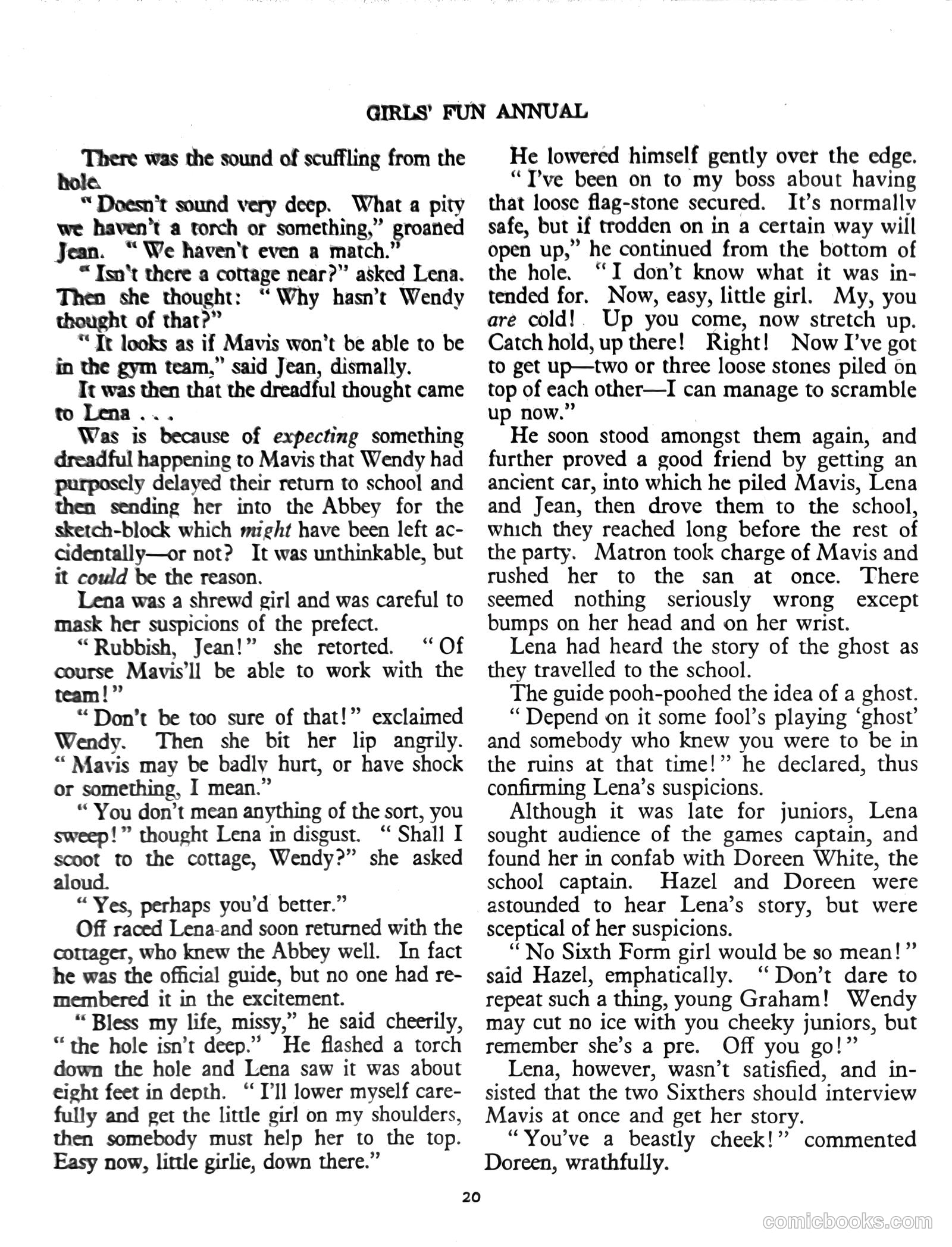 Girls' Fun Annual #1952 — page 26 of 113