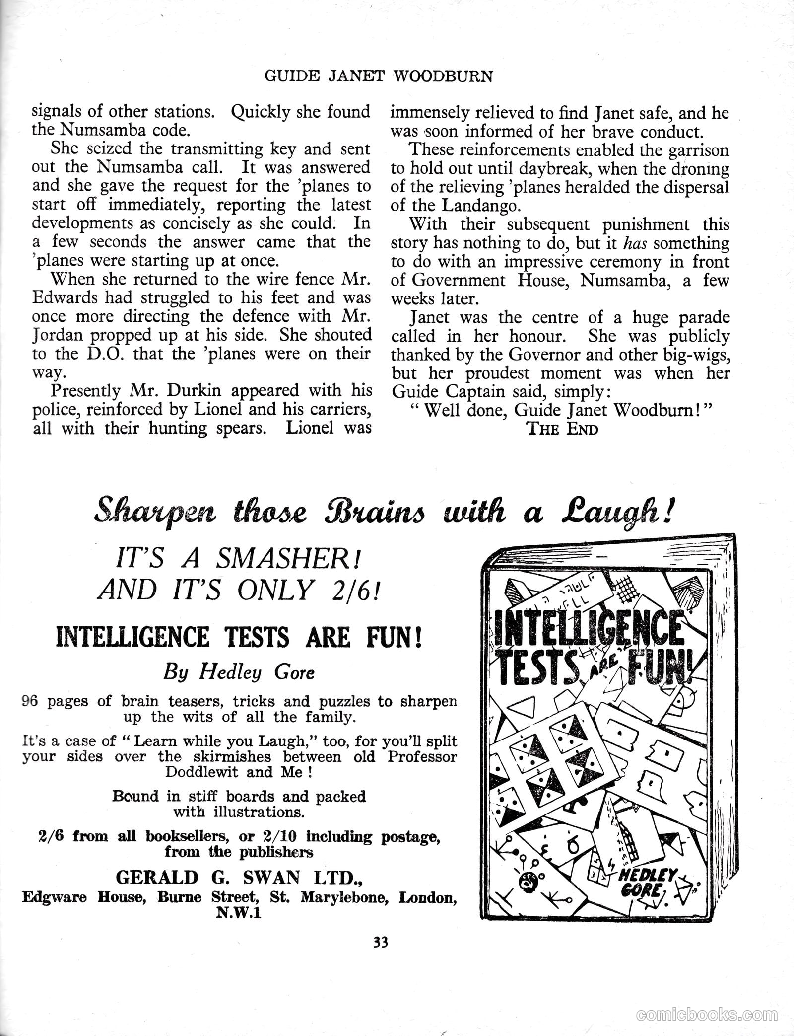 Girls' Fun Annual #1952 — page 39 of 113