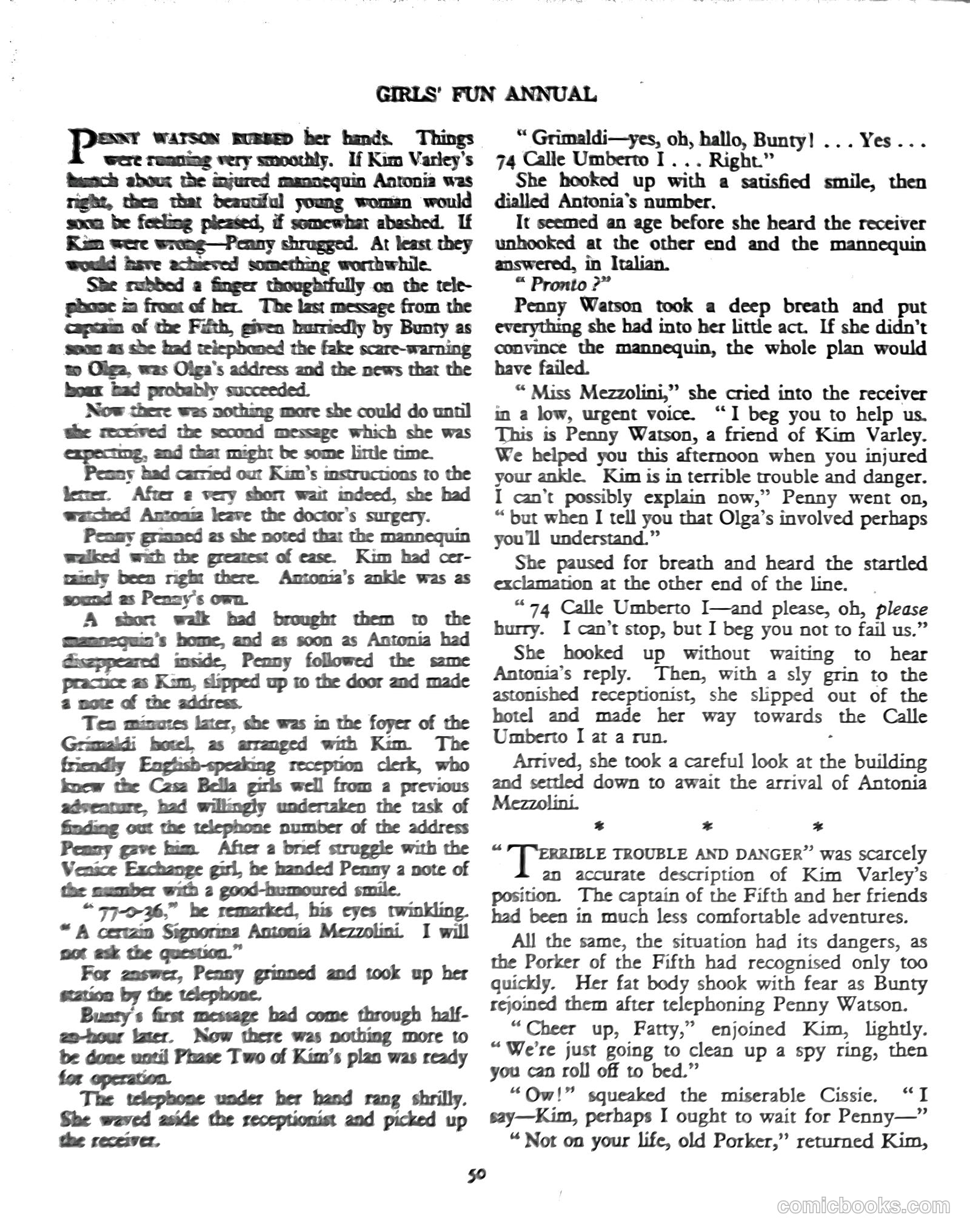 Girls' Fun Annual #1952 — page 55 of 113
