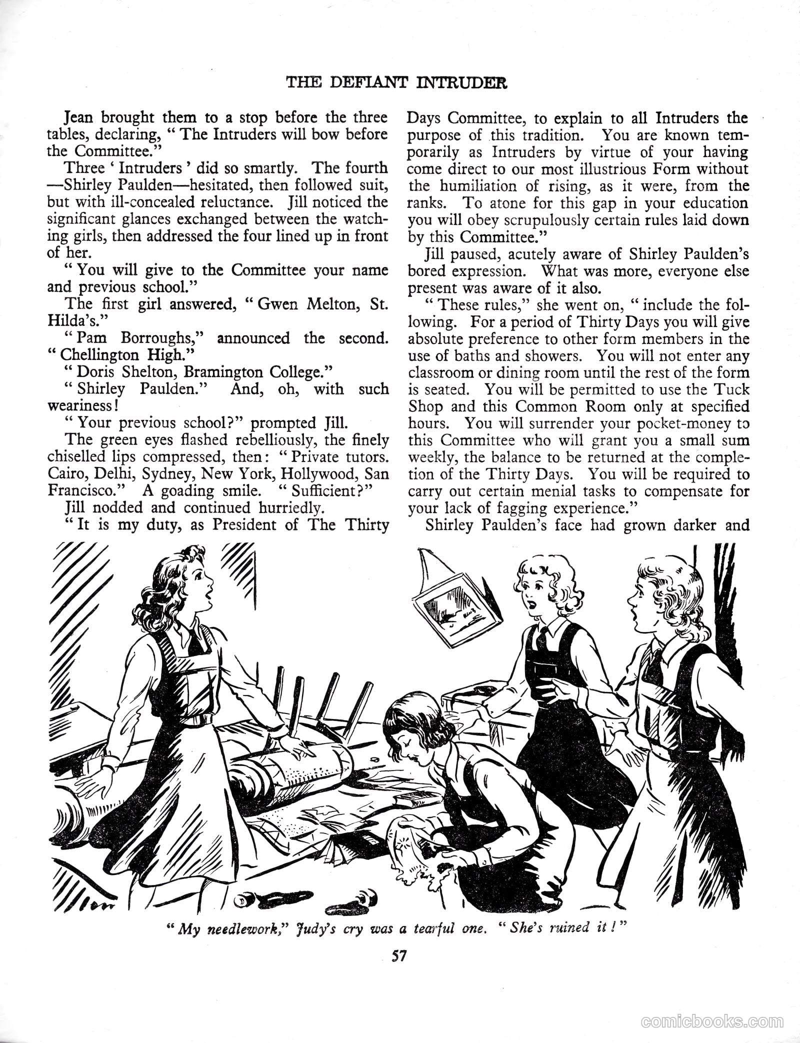 Girls' Fun Annual #1952 — page 62 of 113