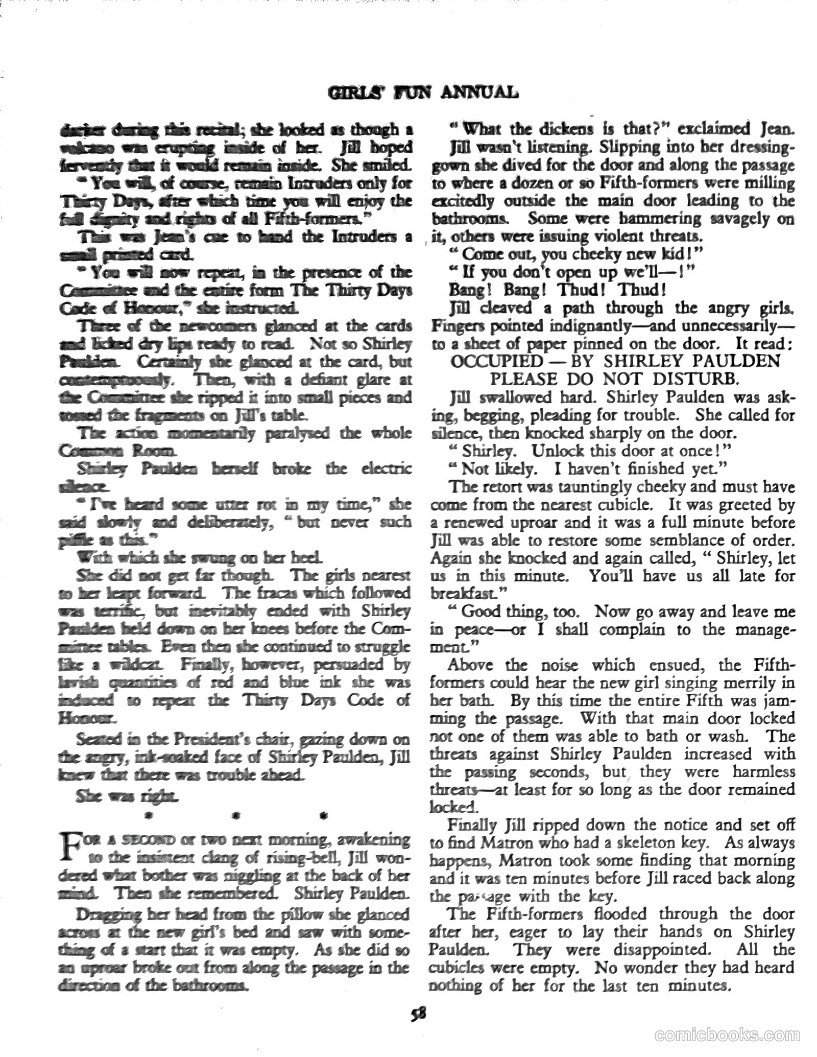 Girls' Fun Annual #1952 — page 63 of 113
