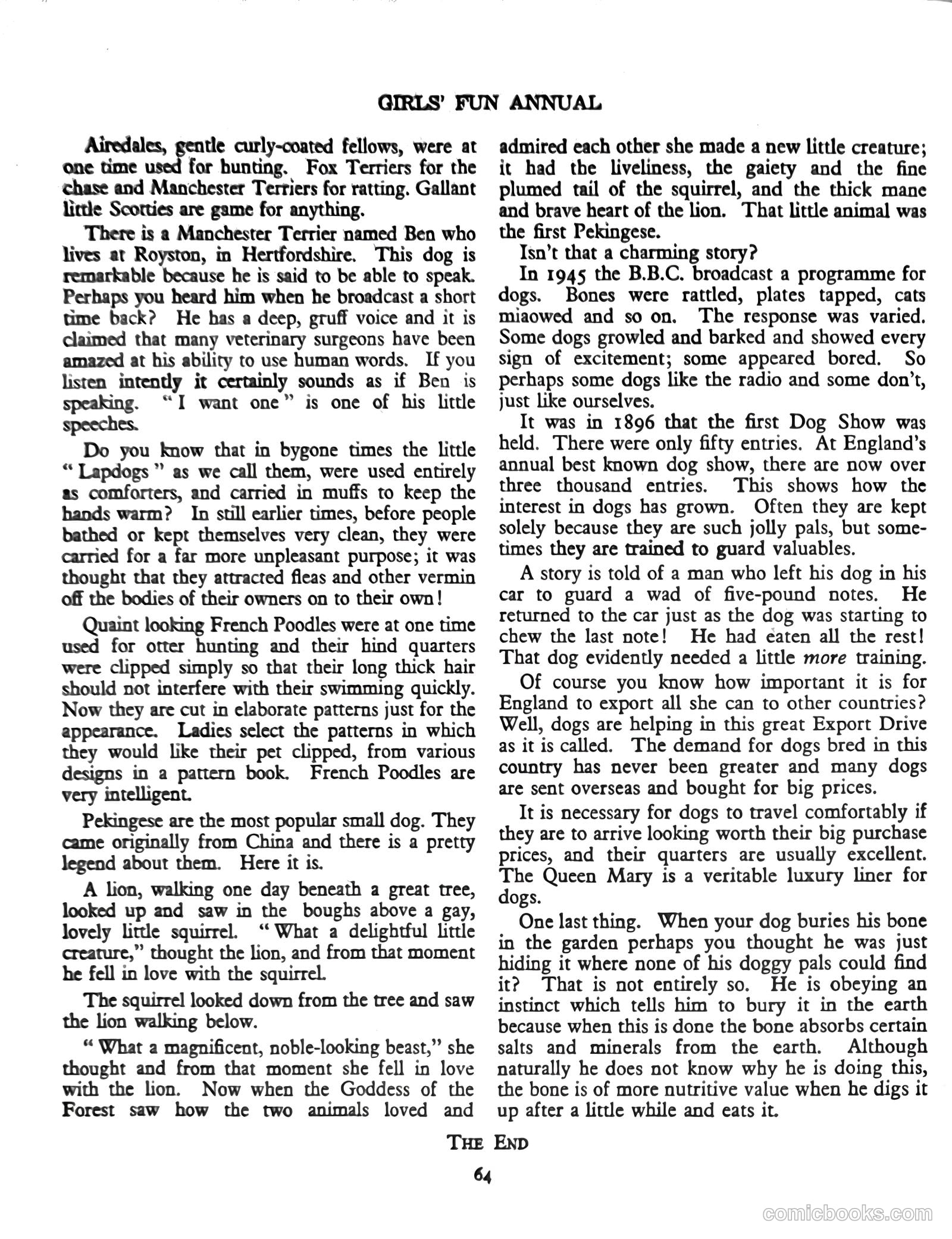 Girls' Fun Annual #1952 — page 69 of 113