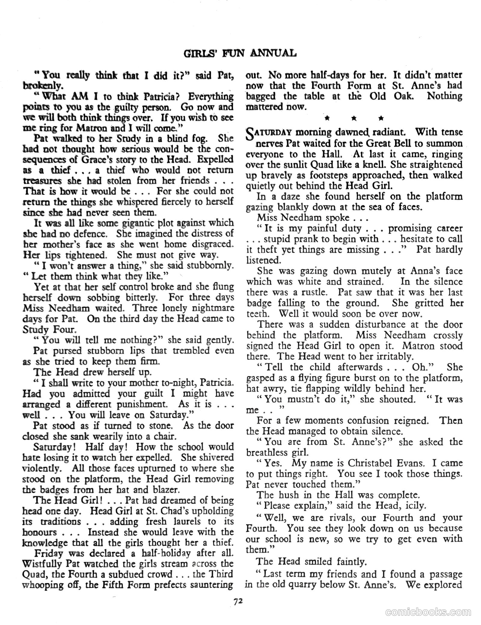 Girls' Fun Annual #1952 — page 77 of 113