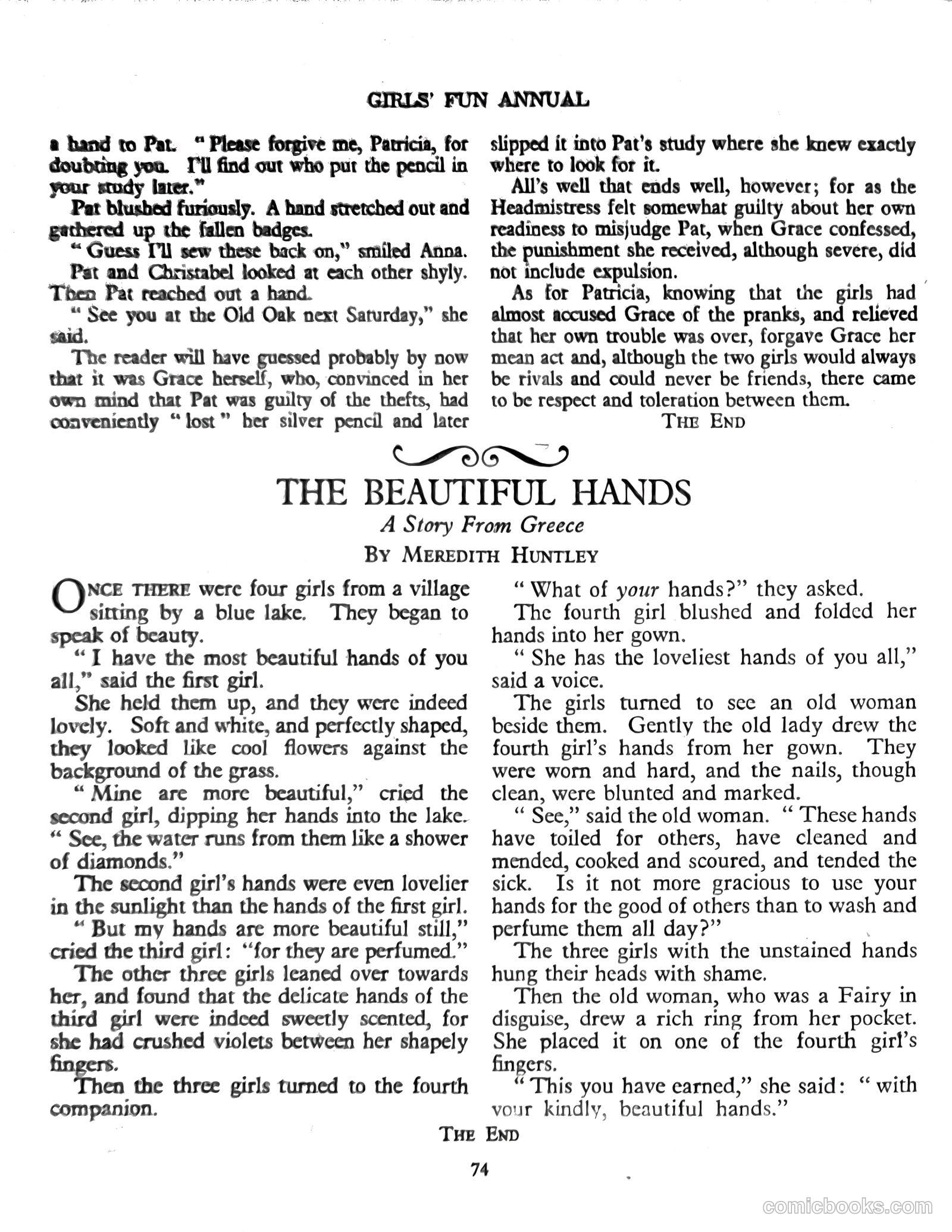 Girls' Fun Annual #1952 — page 79 of 113