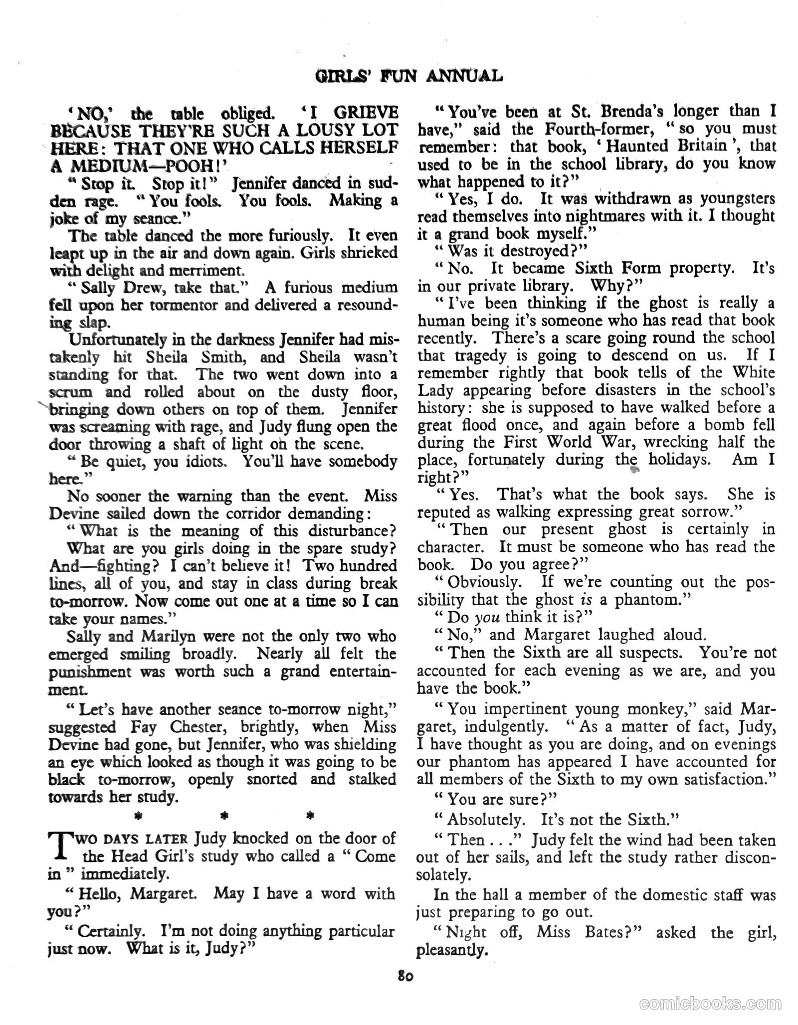 Girls' Fun Annual #1952 — page 85 of 113