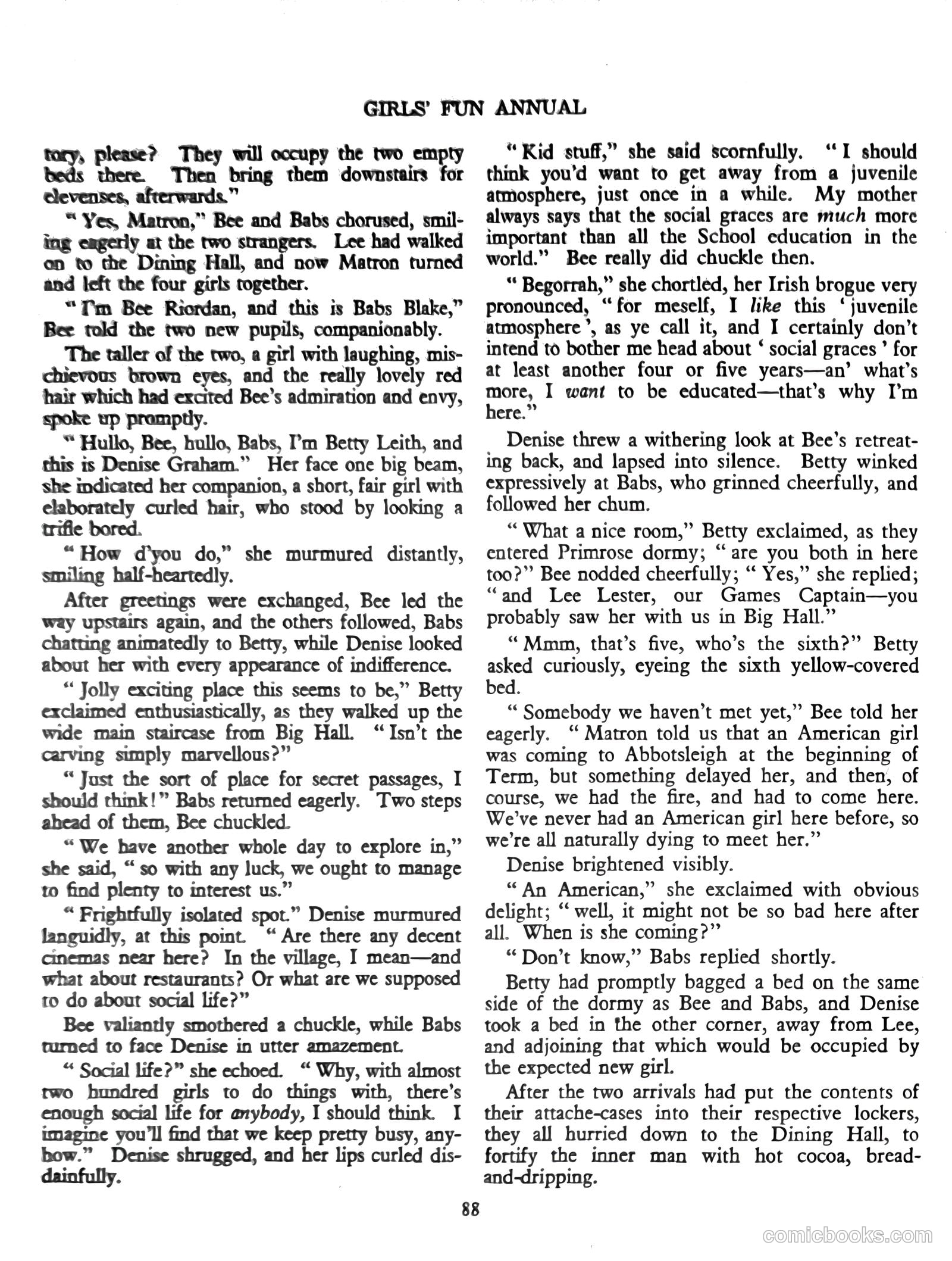 Girls' Fun Annual #1952 — page 92 of 113
