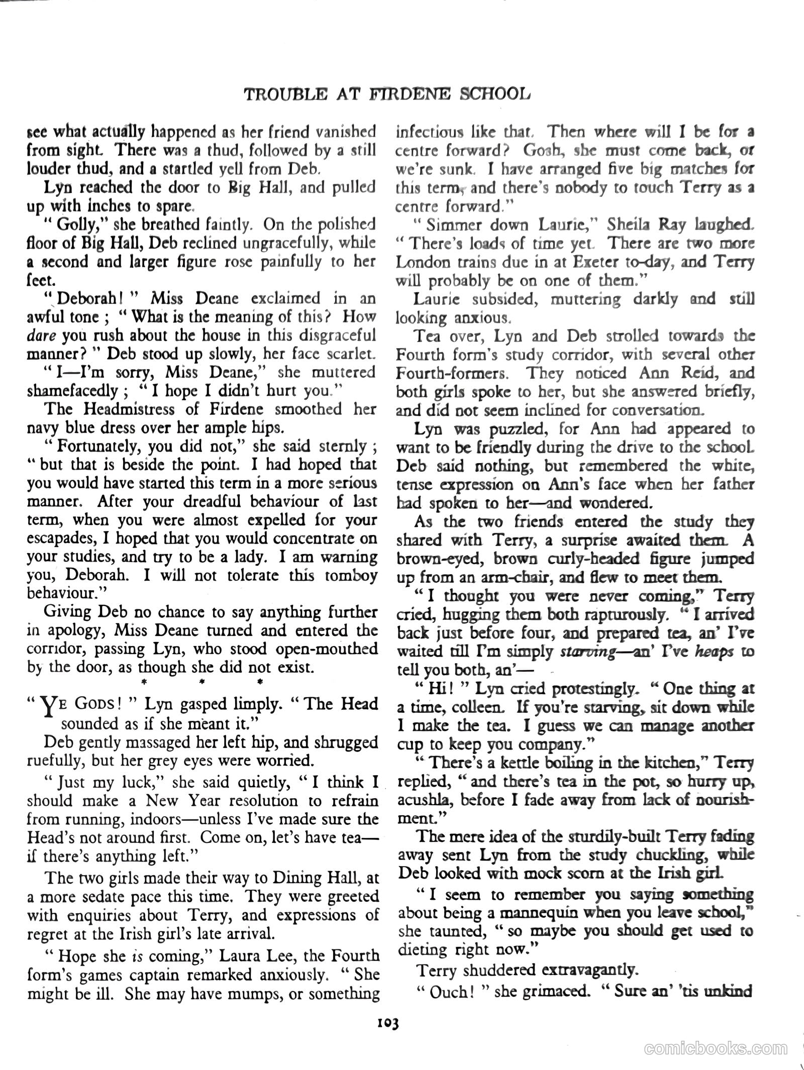 Girls' Fun Annual #1952 — page 106 of 113