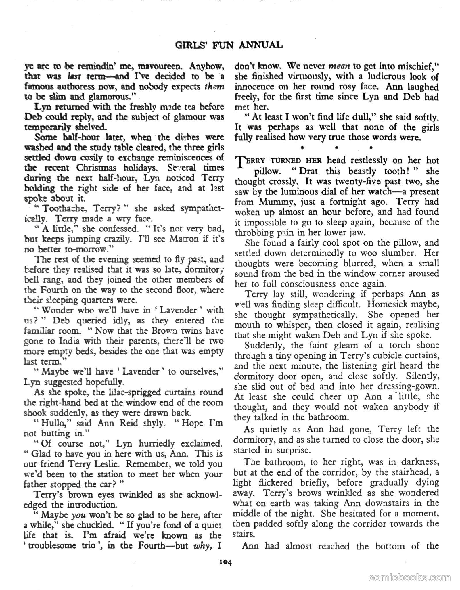 Girls' Fun Annual #1952 — page 107 of 113
