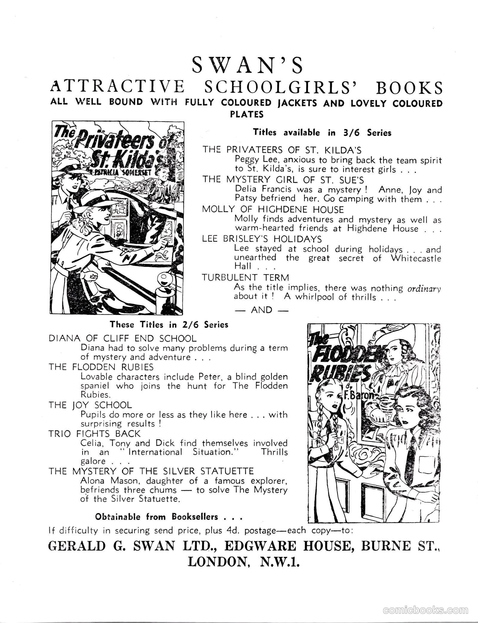 Girls' Fun Annual #1952 — page 112 of 113