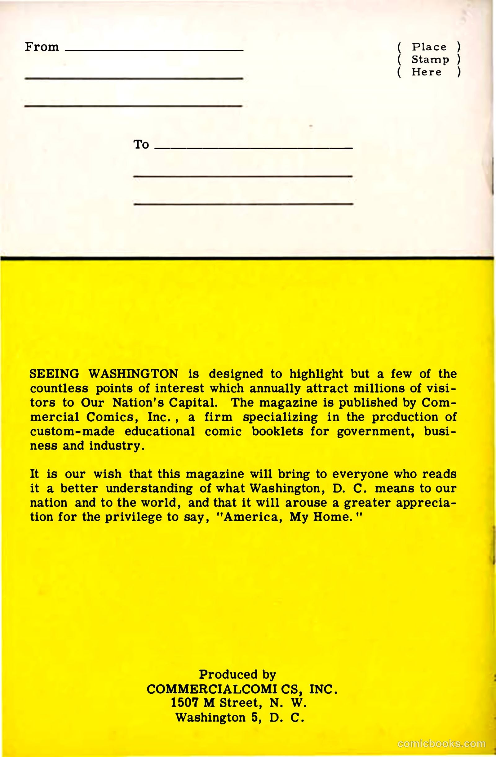 Seeing Washington: Our Nation's Capital #1 — page 29 of 29