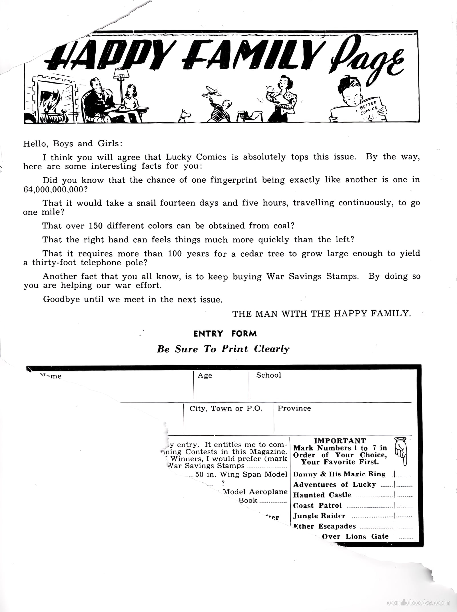 Lucky Comics v1 #8 — page 2 of 52