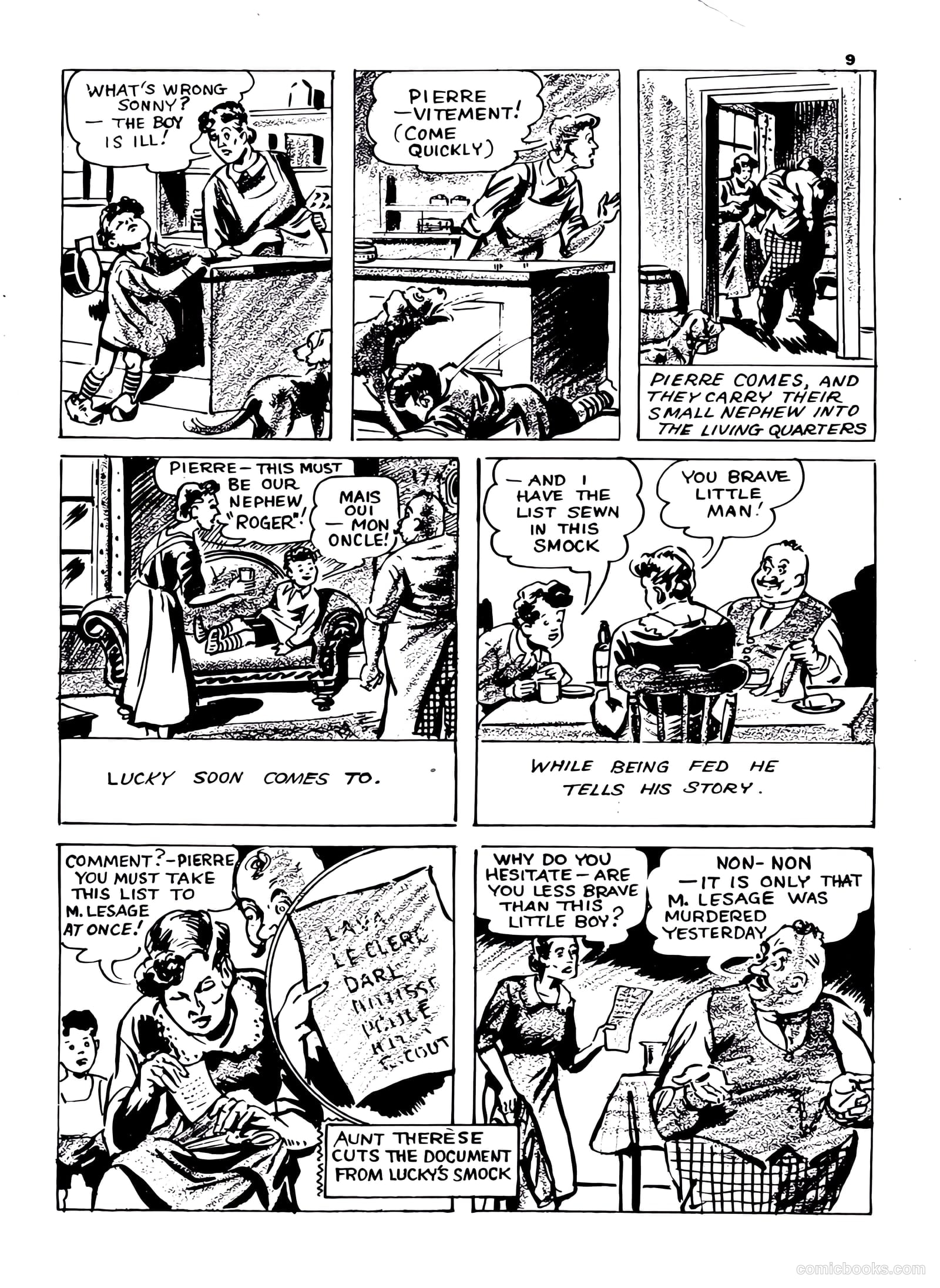 Lucky Comics v1 #8 — page 9 of 52