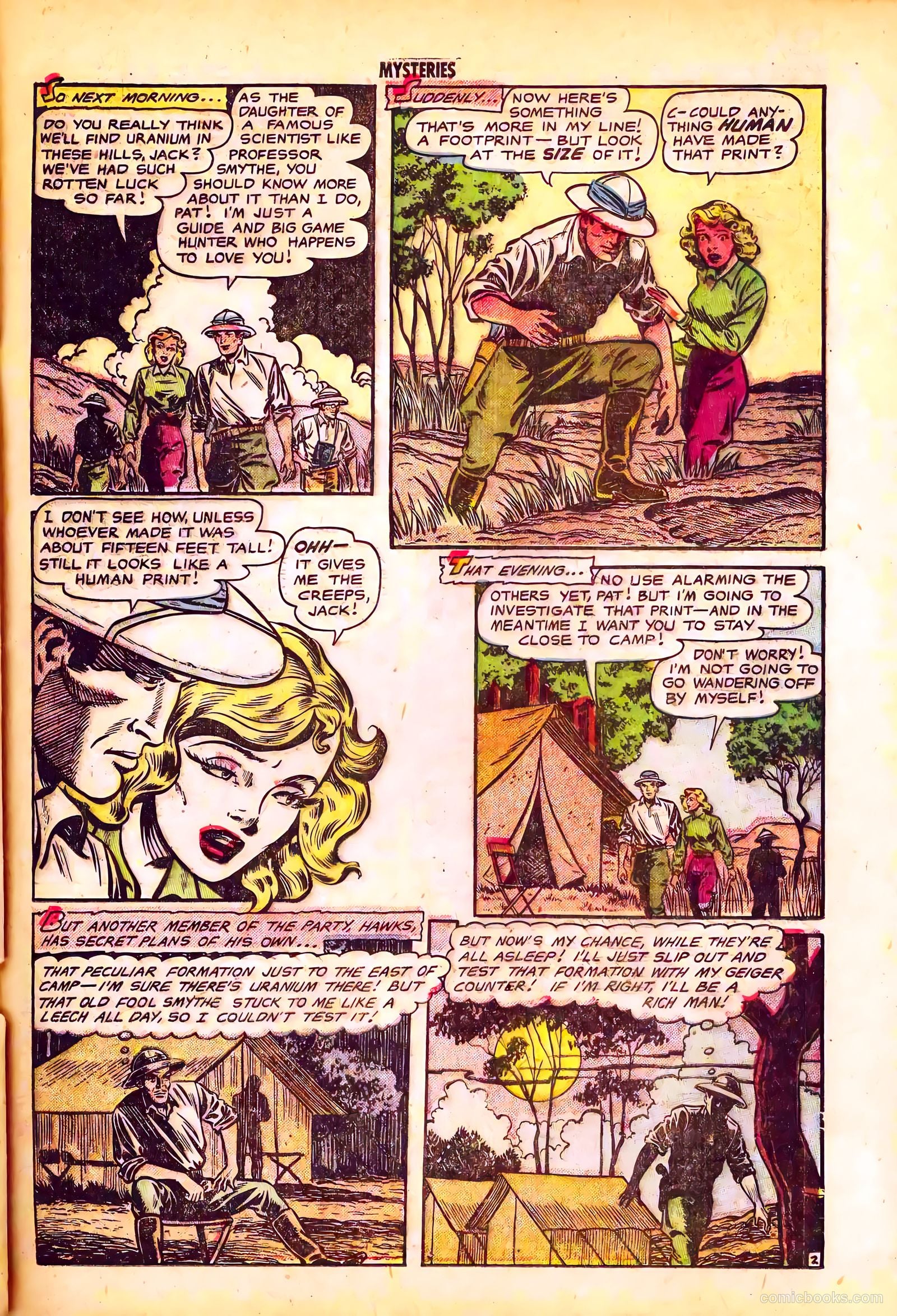 Mysteries Weird and Strange #2 — page 21 of 36