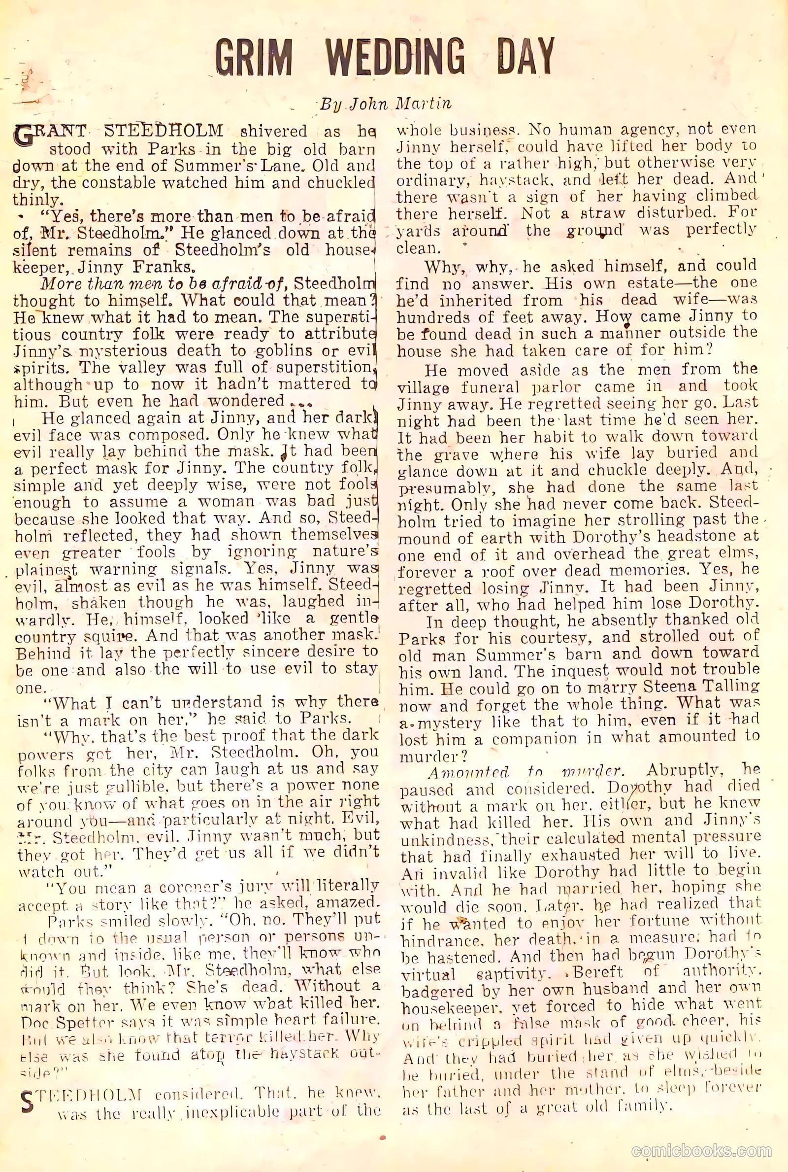 Mysteries Weird and Strange #11 — page 18 of 36