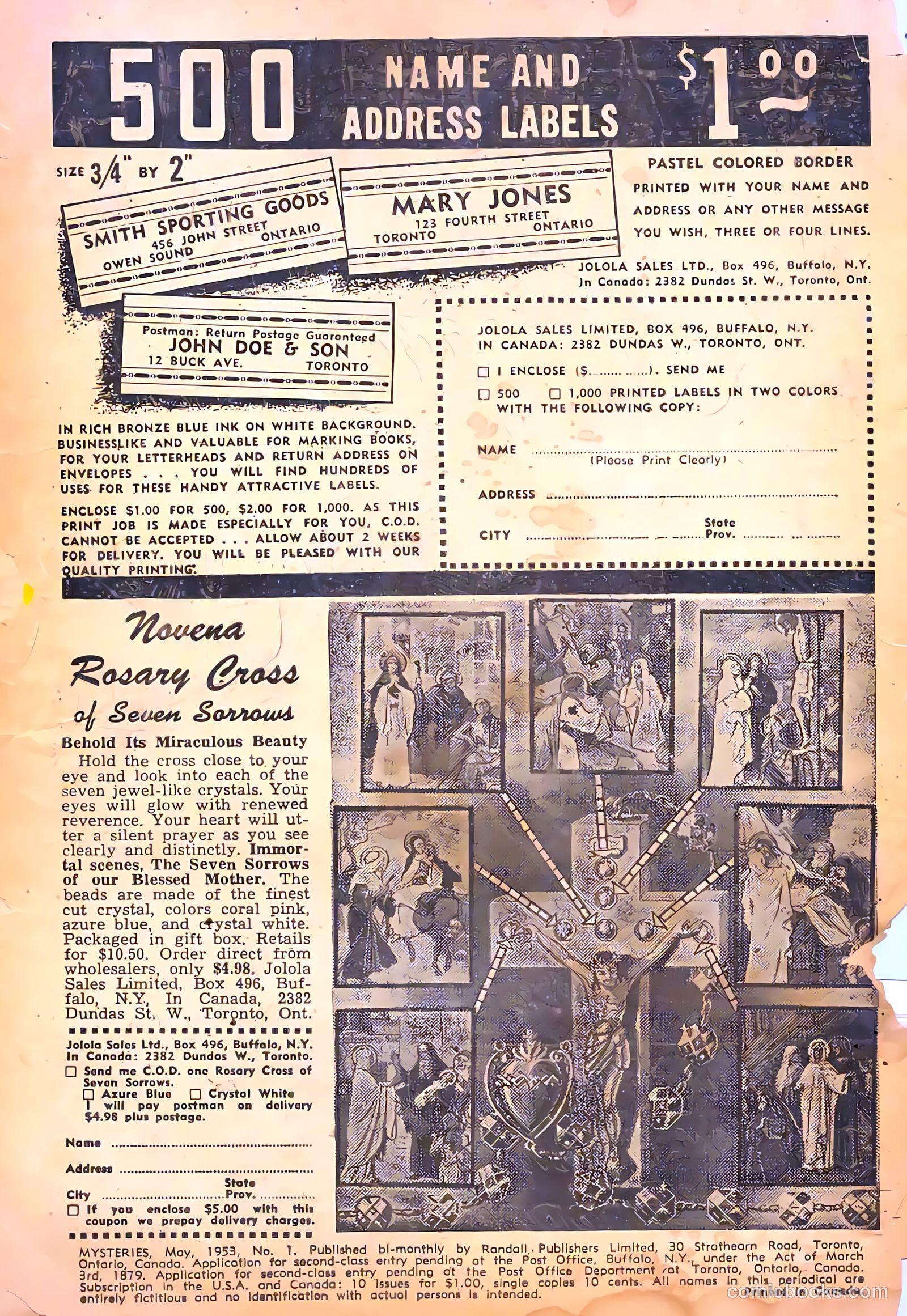 Mysteries Weird and Strange #1 — page 2 of 36