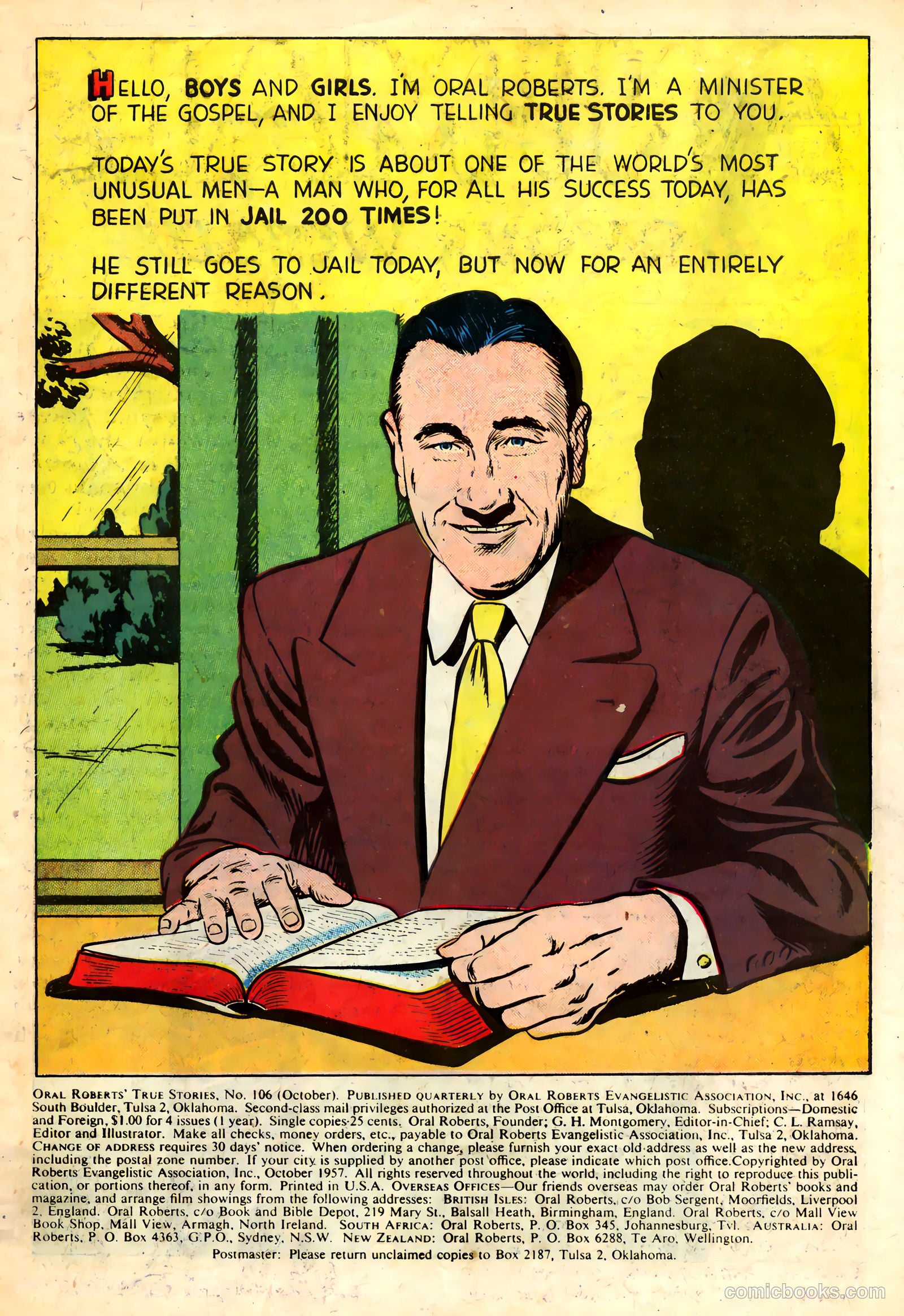 Oral Roberts' True Stories 106 - The Mayor of Capitol Avenue #1 — page 3 of 36