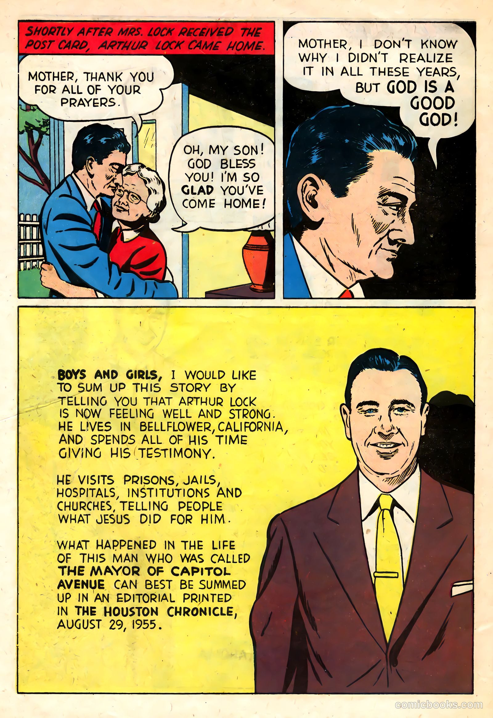 Oral Roberts' True Stories 106 - The Mayor of Capitol Avenue #1 — page 32 of 36
