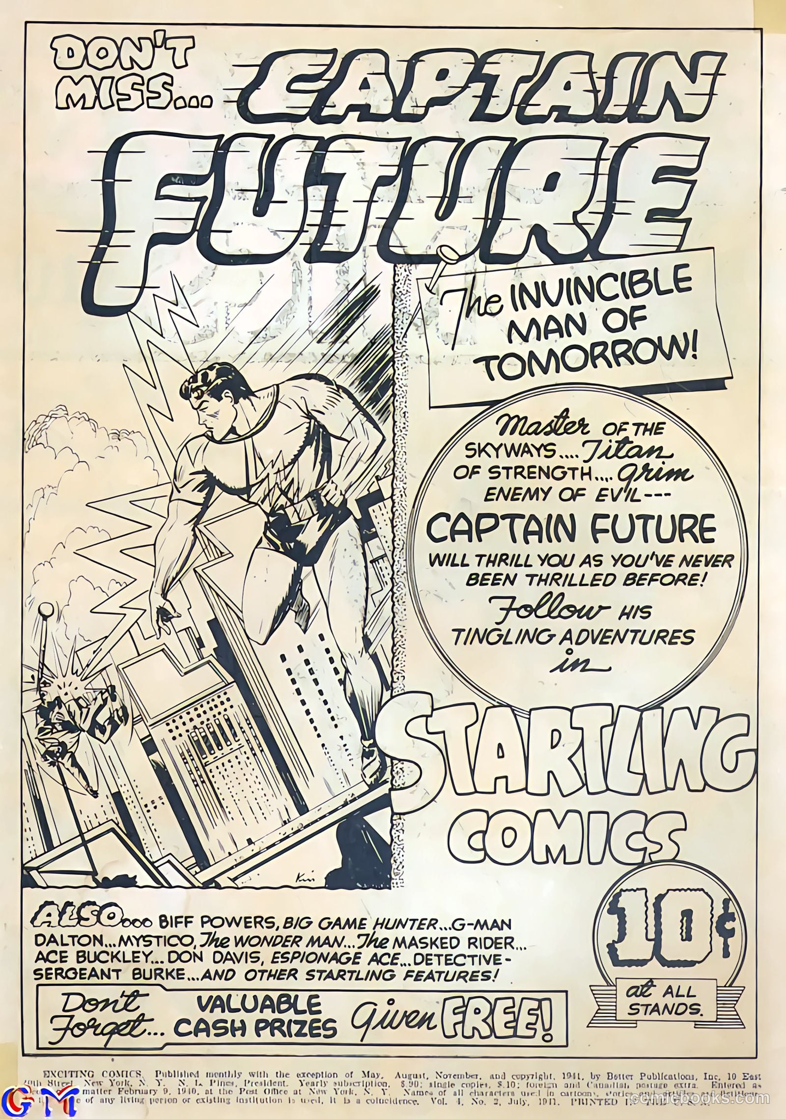 Exciting Comics #11 — page 2 of 68