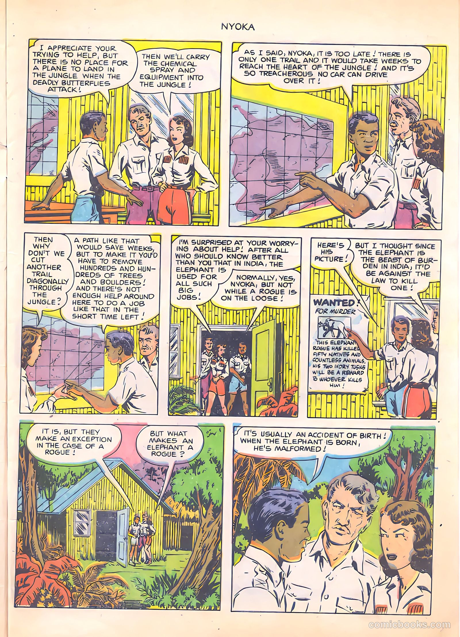 Nyoka the Jungle Girl #60 — page 5 of 36