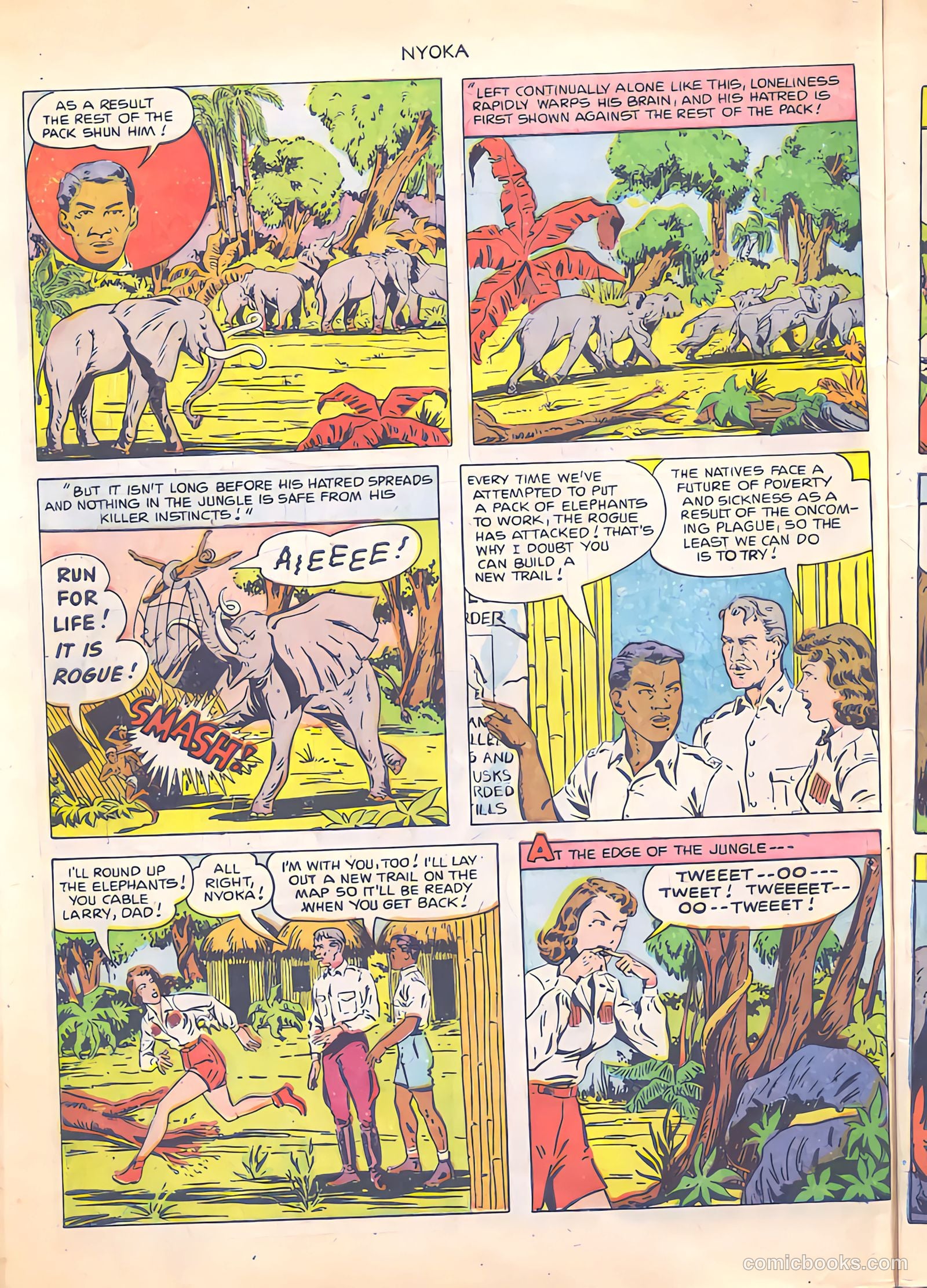 Nyoka the Jungle Girl #60 — page 6 of 36