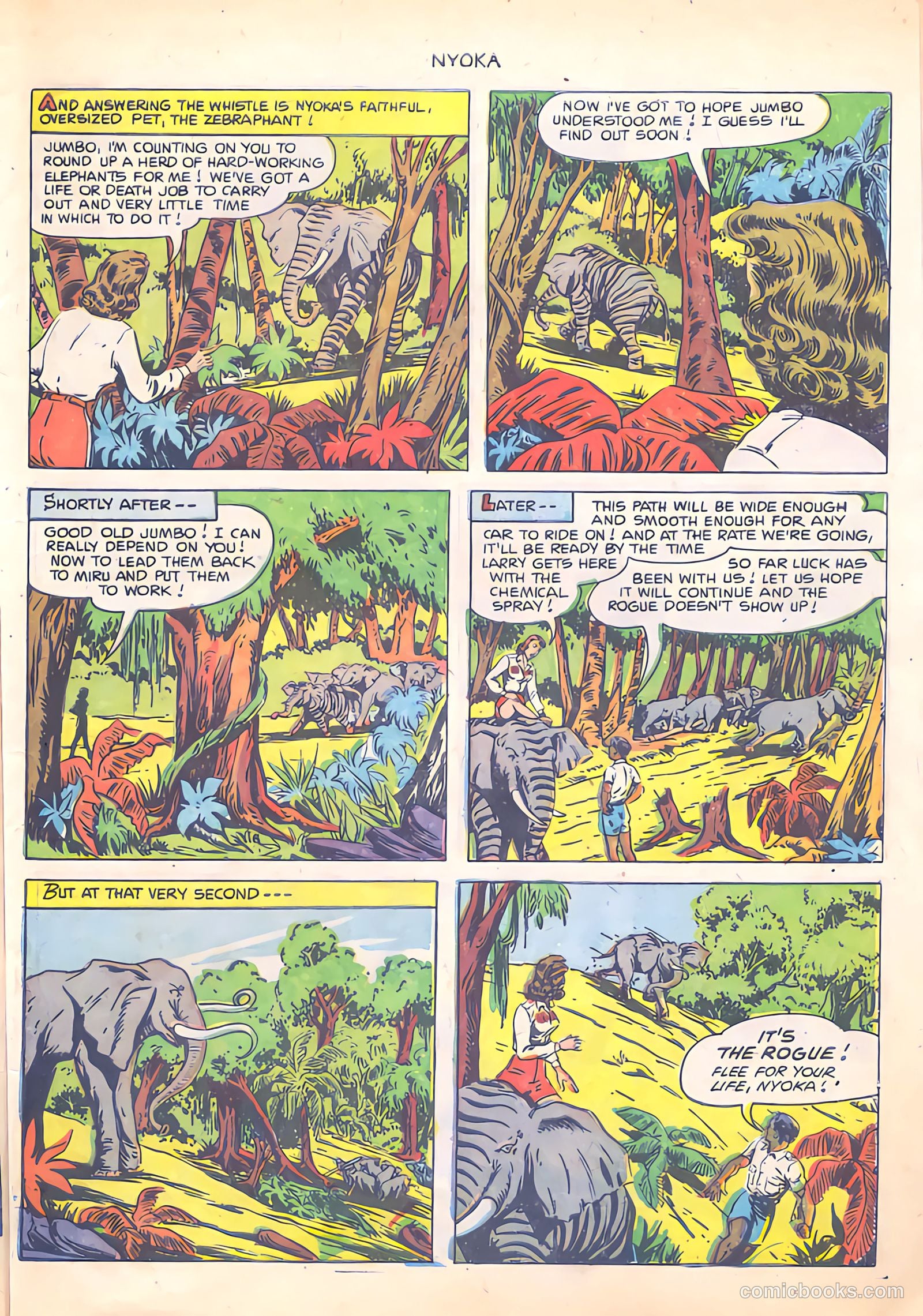 Nyoka the Jungle Girl #60 — page 7 of 36