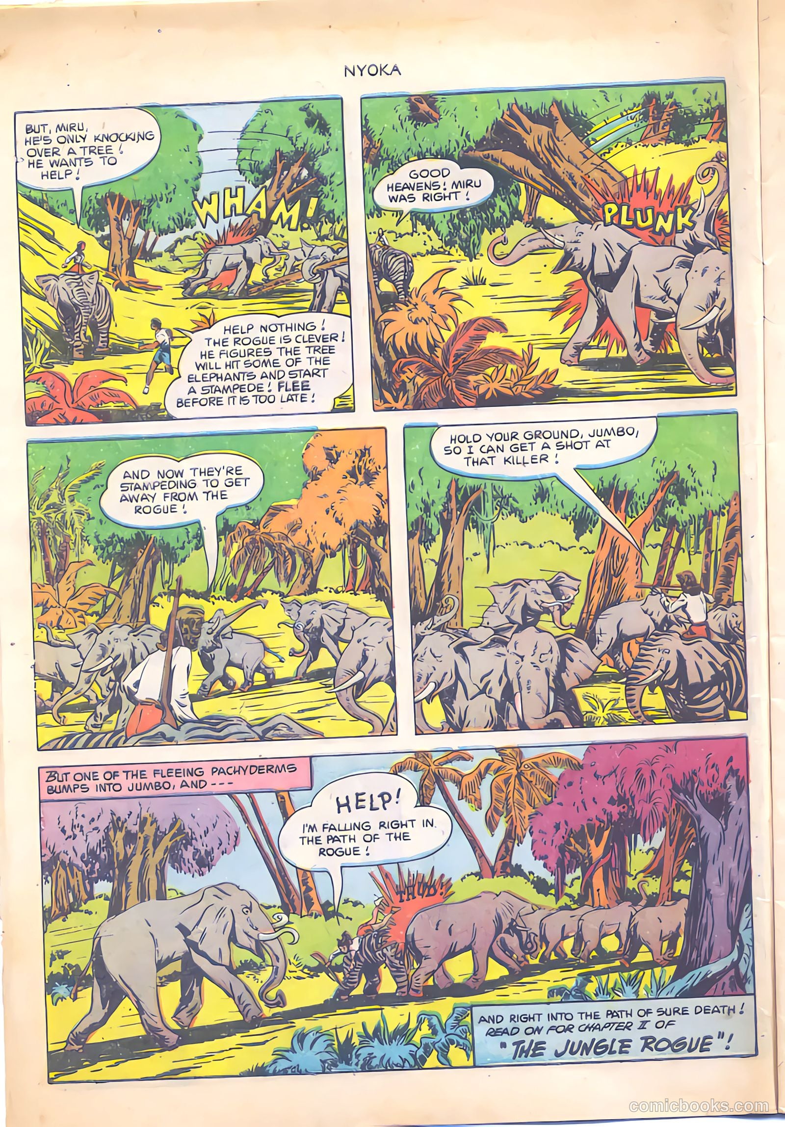 Nyoka the Jungle Girl #60 — page 8 of 36