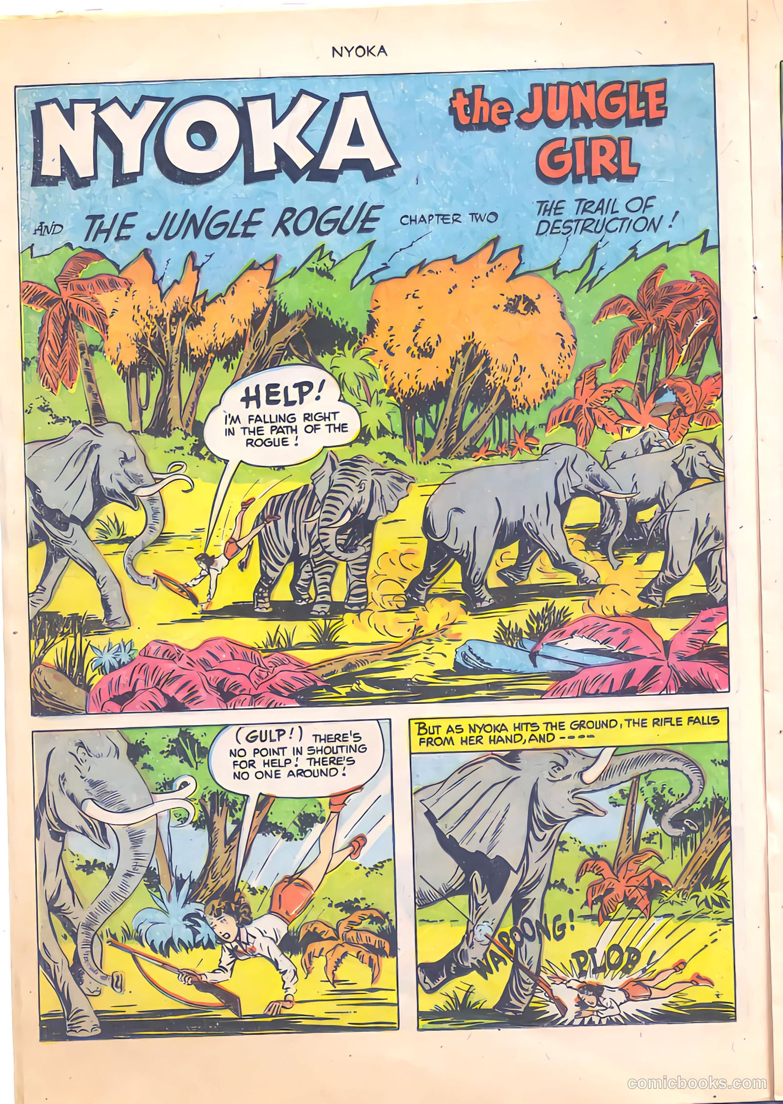 Nyoka the Jungle Girl #60 — page 16 of 36